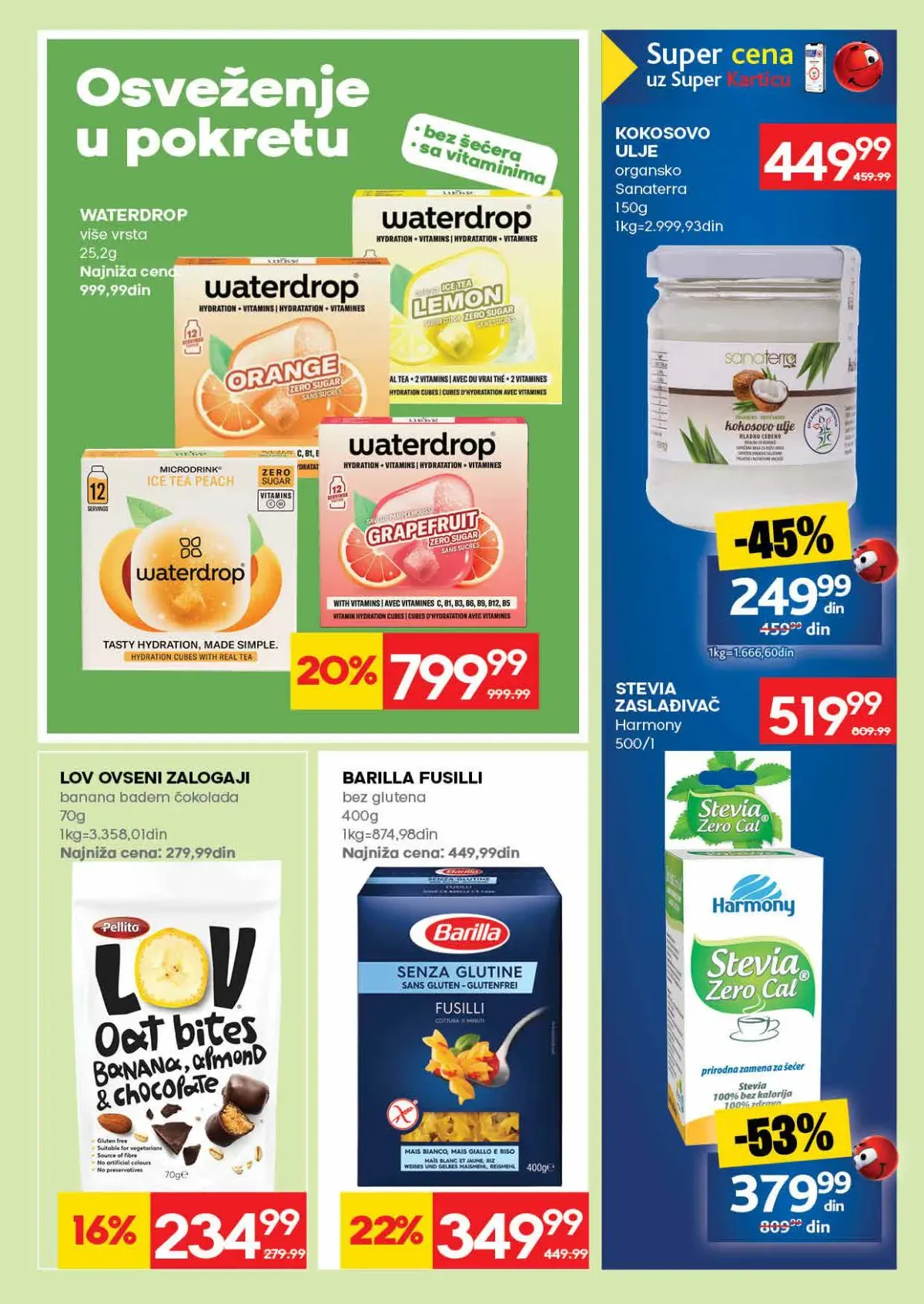 IDEA akcija – osveženje i zdraviji izbor IDEA katalog – proizvodi bez šećera i glutena
