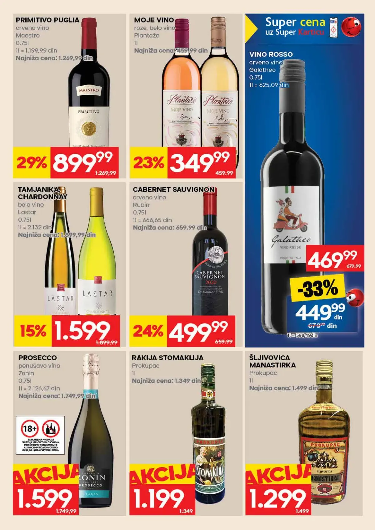 IDEA akcija – vino IDEA katalog – vino i žestoka pića