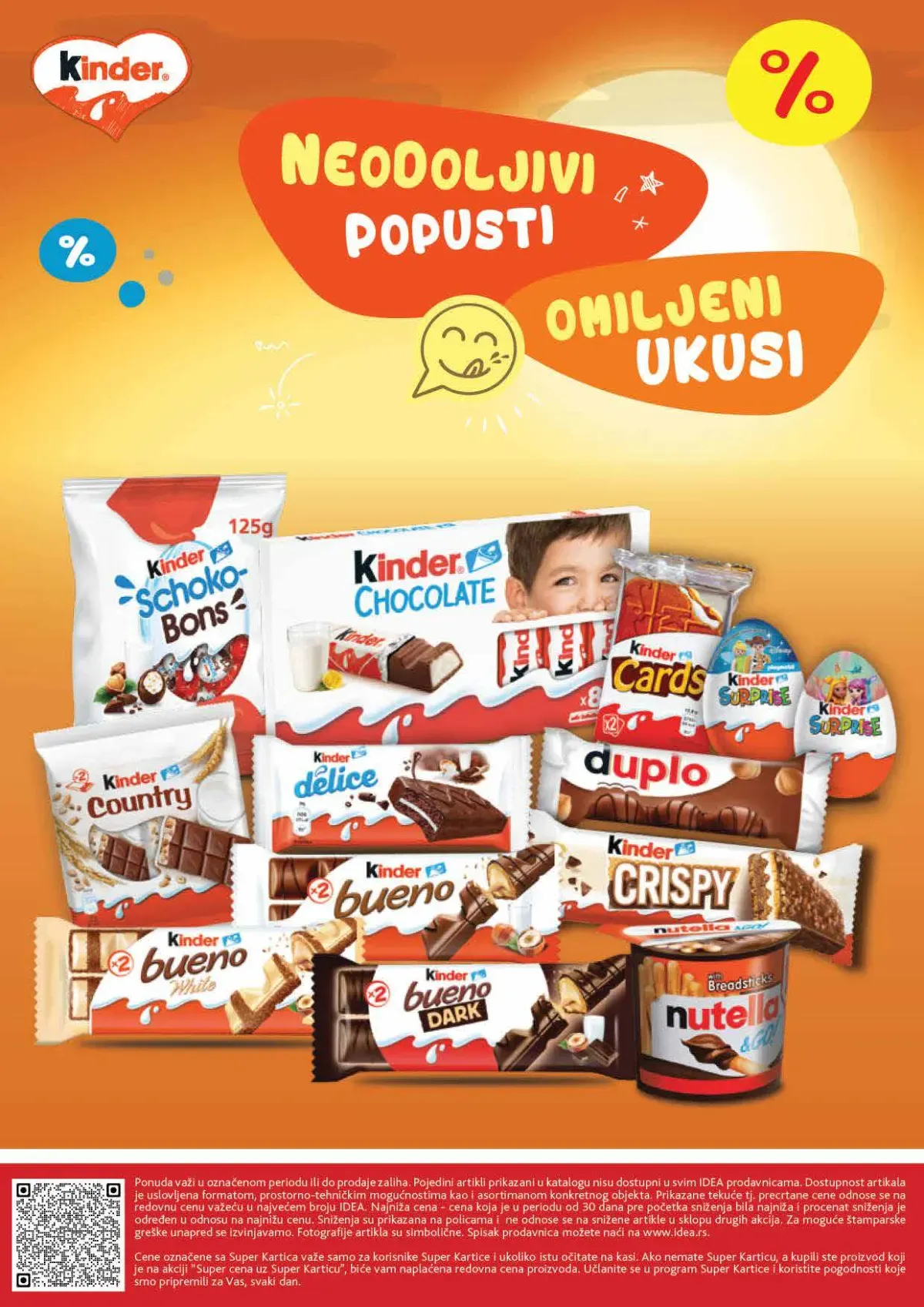 IDEA akcija – Kinder proizvodi IDEA katalog – Kinder proizvodi i popusti