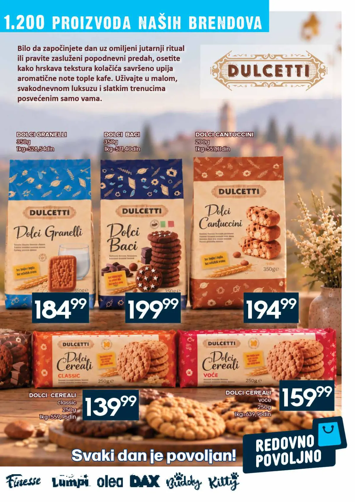 IDEA katalog, stranica 39 – Dulcetti Dolci Granelli, Baci, Cantuccini i Cereali keks