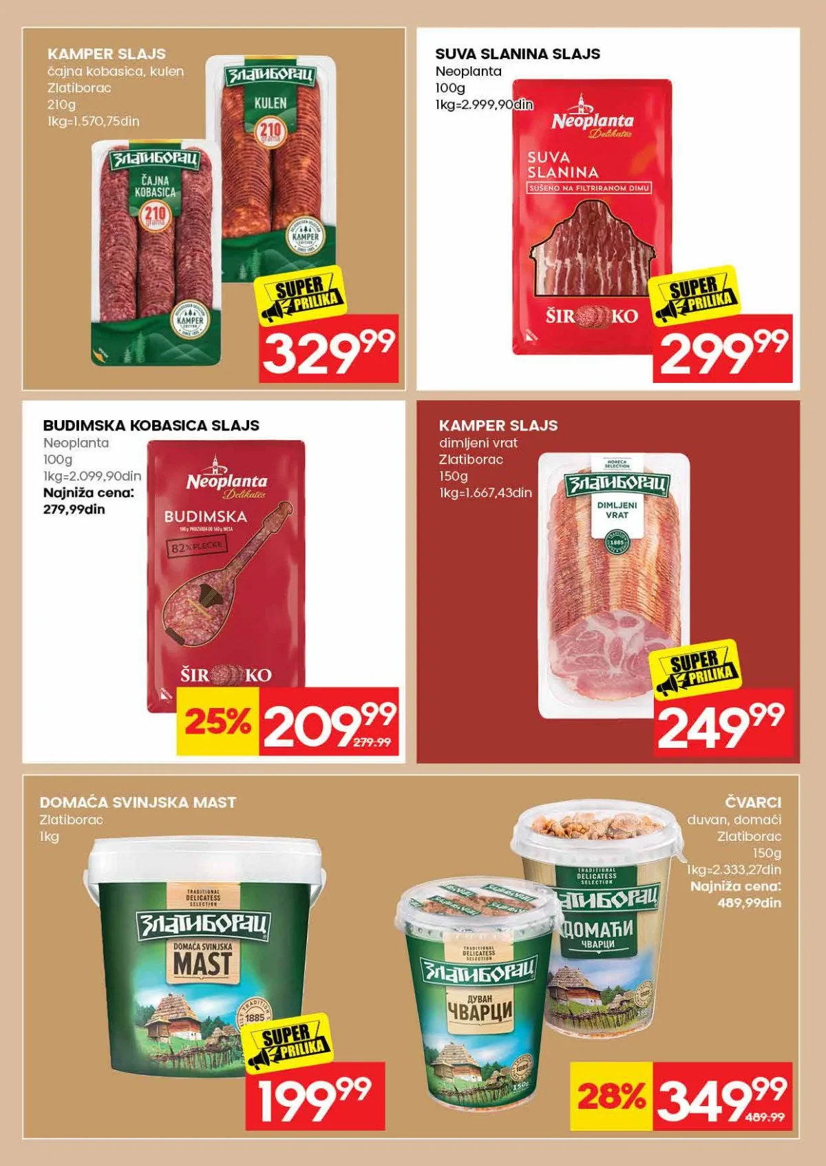 IDEA suhomesnati proizvodi na akciji IDEA akcija na suhomesnate proizvode