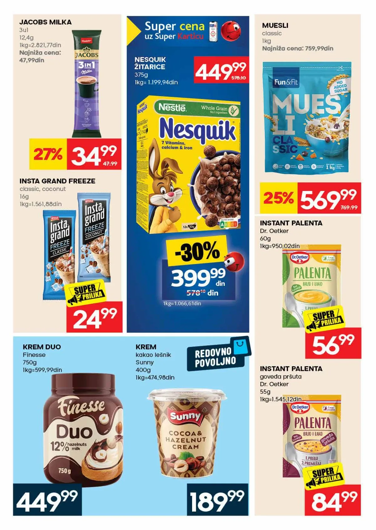 IDEA instant kafa i topli napici IDEA ponuda instant kafe i toplih napitaka
