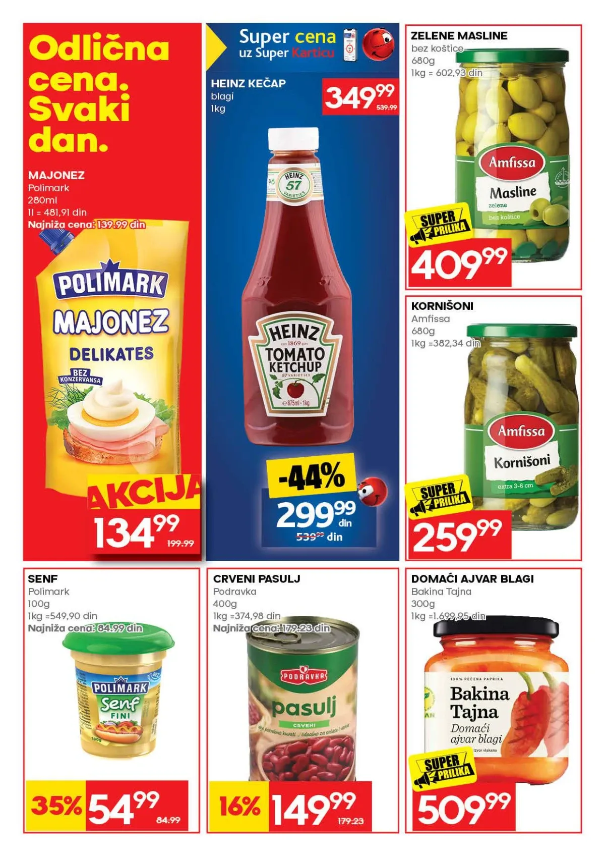 IDEA majonez, kečap i dodaci jelima IDEA akcija na majonez, kečap i dodatke jelima