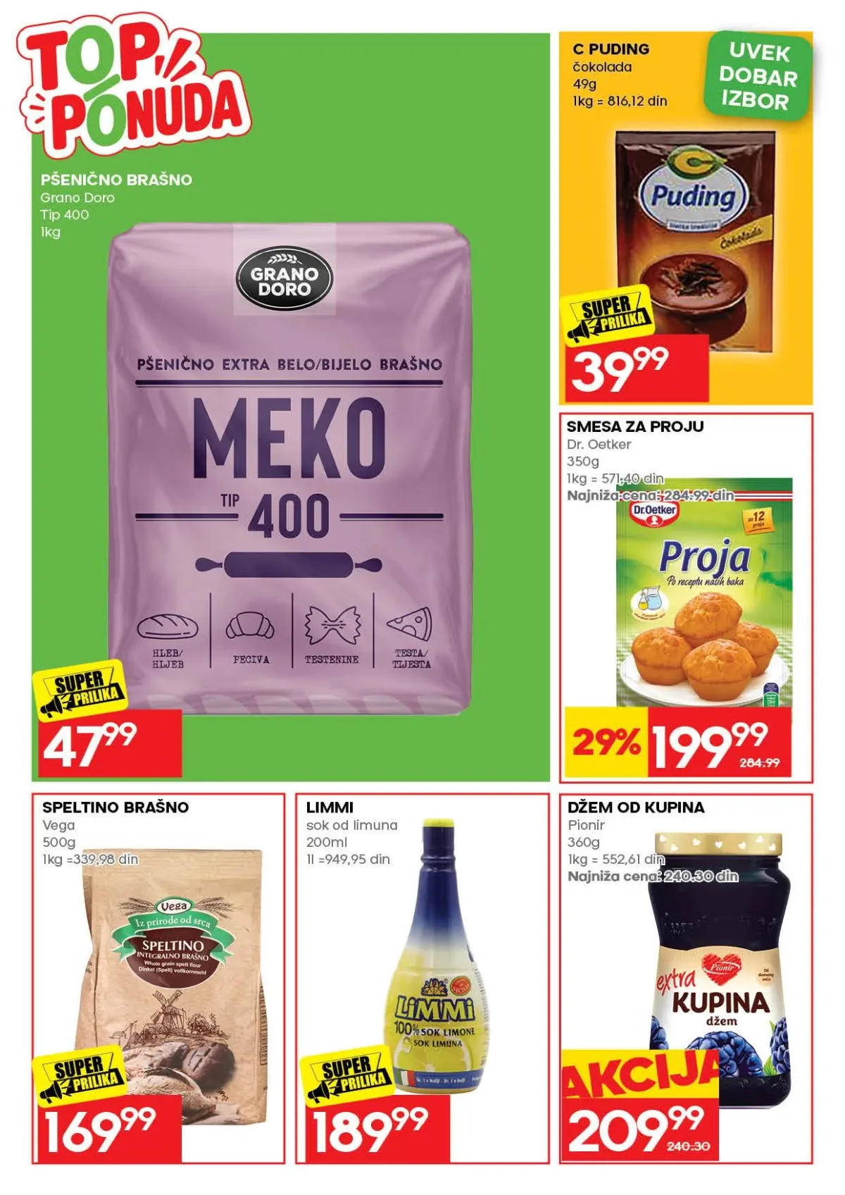 IDEA začini i dodaci jelima IDEA Top ponuda začina i dodataka jelima