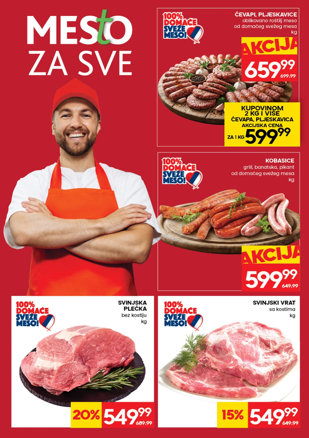 IDEA katalog – domaće sveže meso na akciji