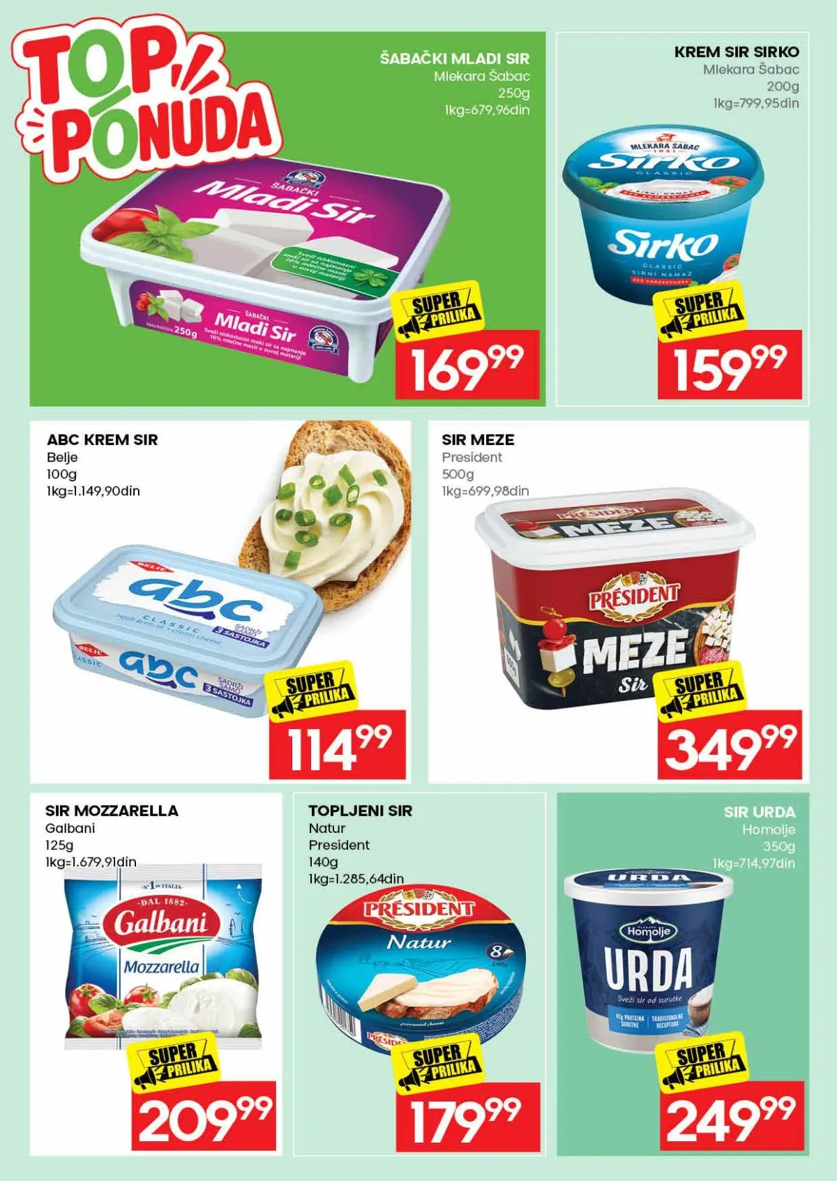 IDEA akcija na pavlaku, sir i mlečne namaze – strana 15