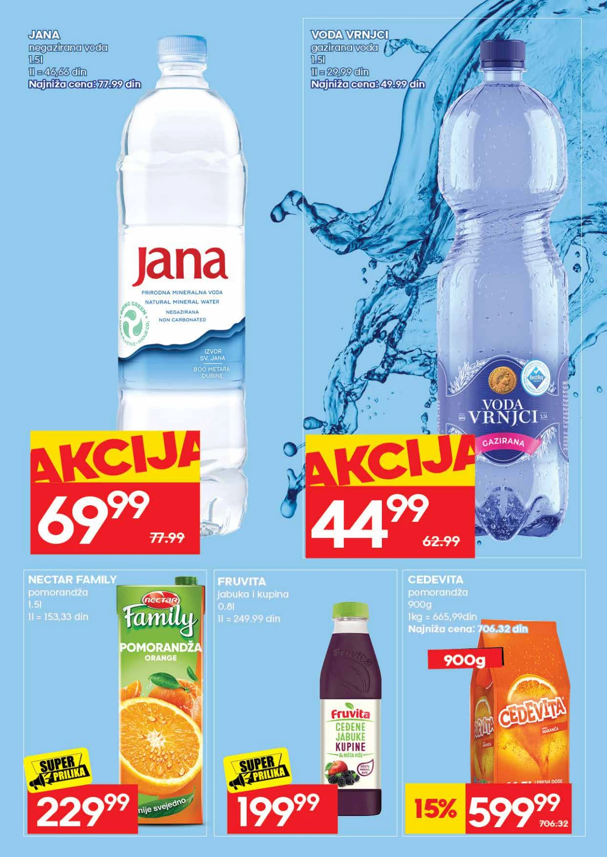 IDEA akcija strana 24 – posuđe, kuhinjski pribor, čaše i proizvodi za svakodnevnu upotrebu.