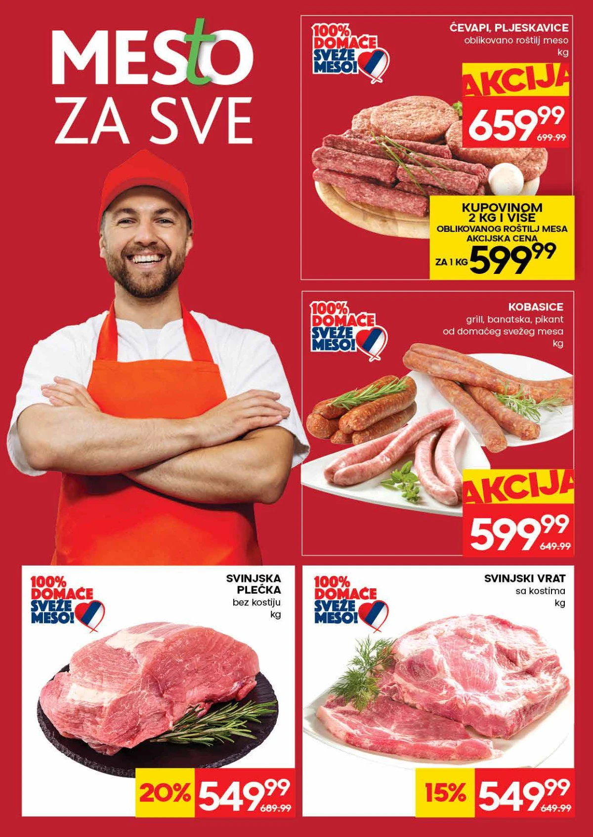IDEA katalog strana 4 – ponuda svežeg mesa i mesnih proizvoda po akcijskim cenama
