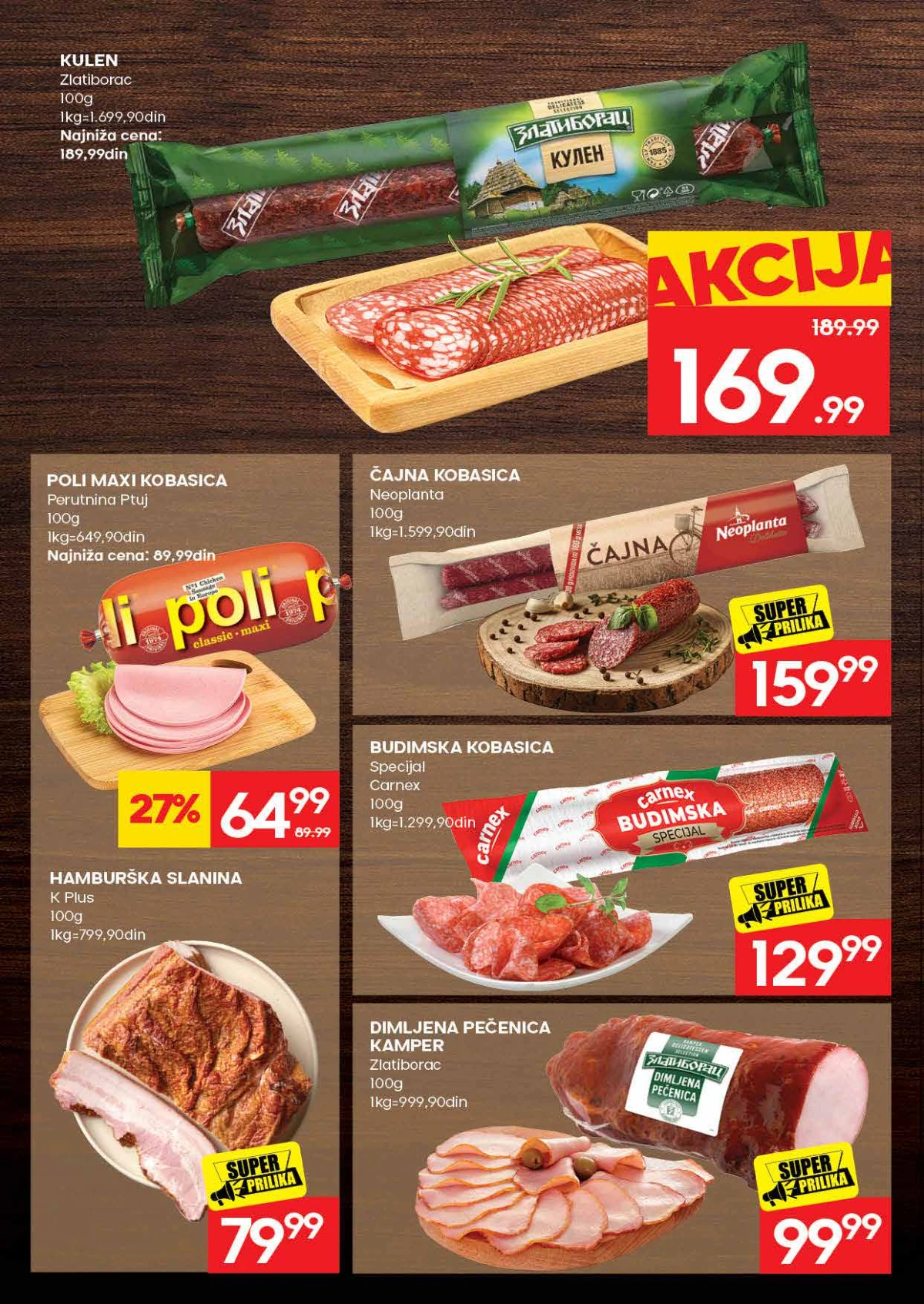 IDEA katalog strana 6 – delikatese, suhomesnati proizvodi i akcijske cene