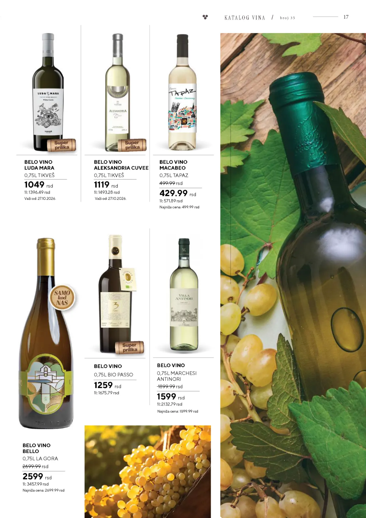 Vinski katalog – strana 17 od 36 Vinski katalog strana 17 – Luda Mara Tikveš i Macabeo Tapaz