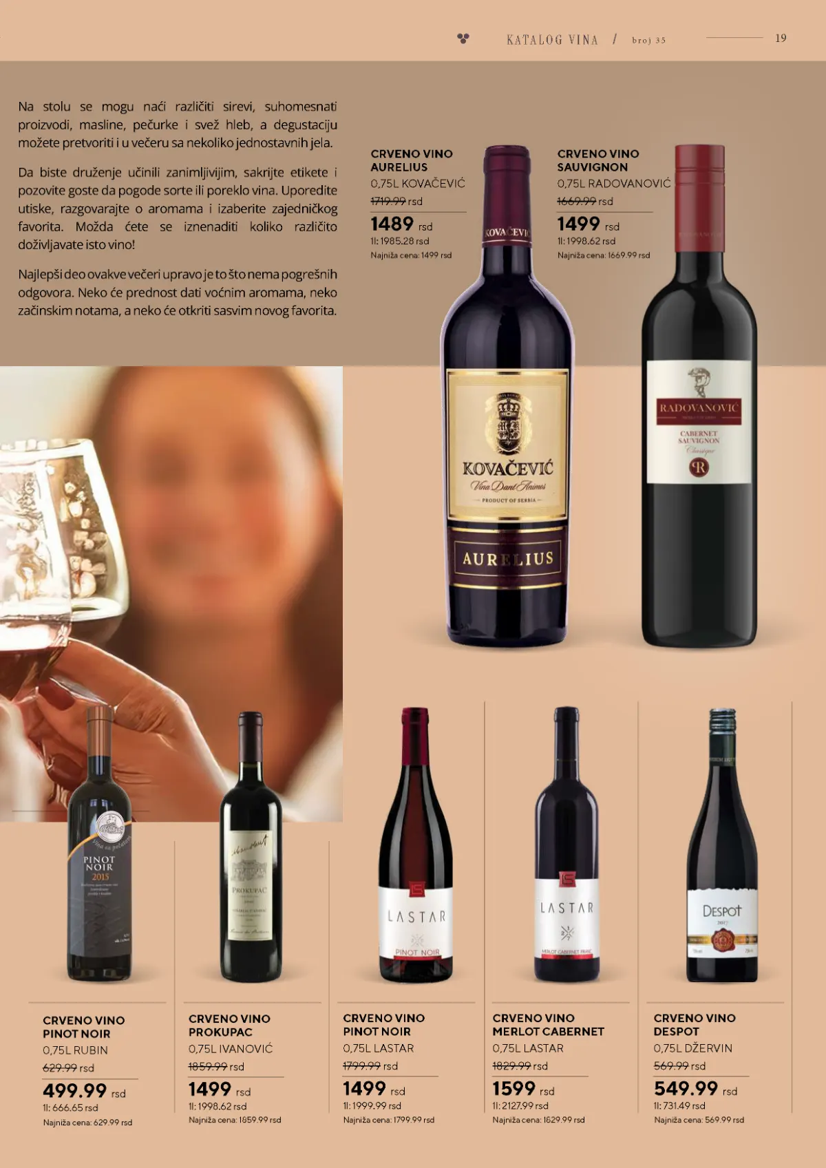 Vinski katalog – strana 19 od 36 Vinski katalog strana 19 – Aurelius Kovačević i Pinot Noir Rubin