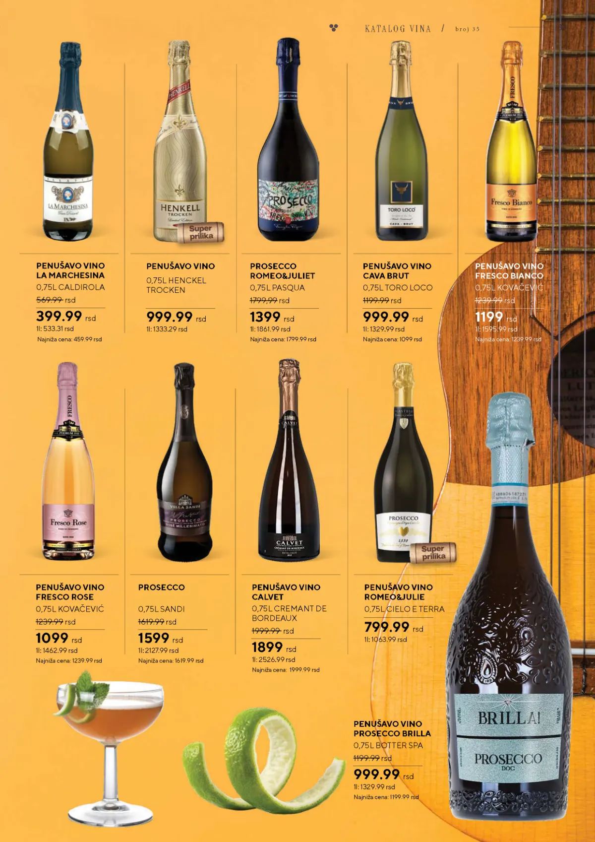 Vinski katalog – strana 33 od 36 Vinski katalog strana 33 – La Marchesina i Romeo Juliet penušava vina