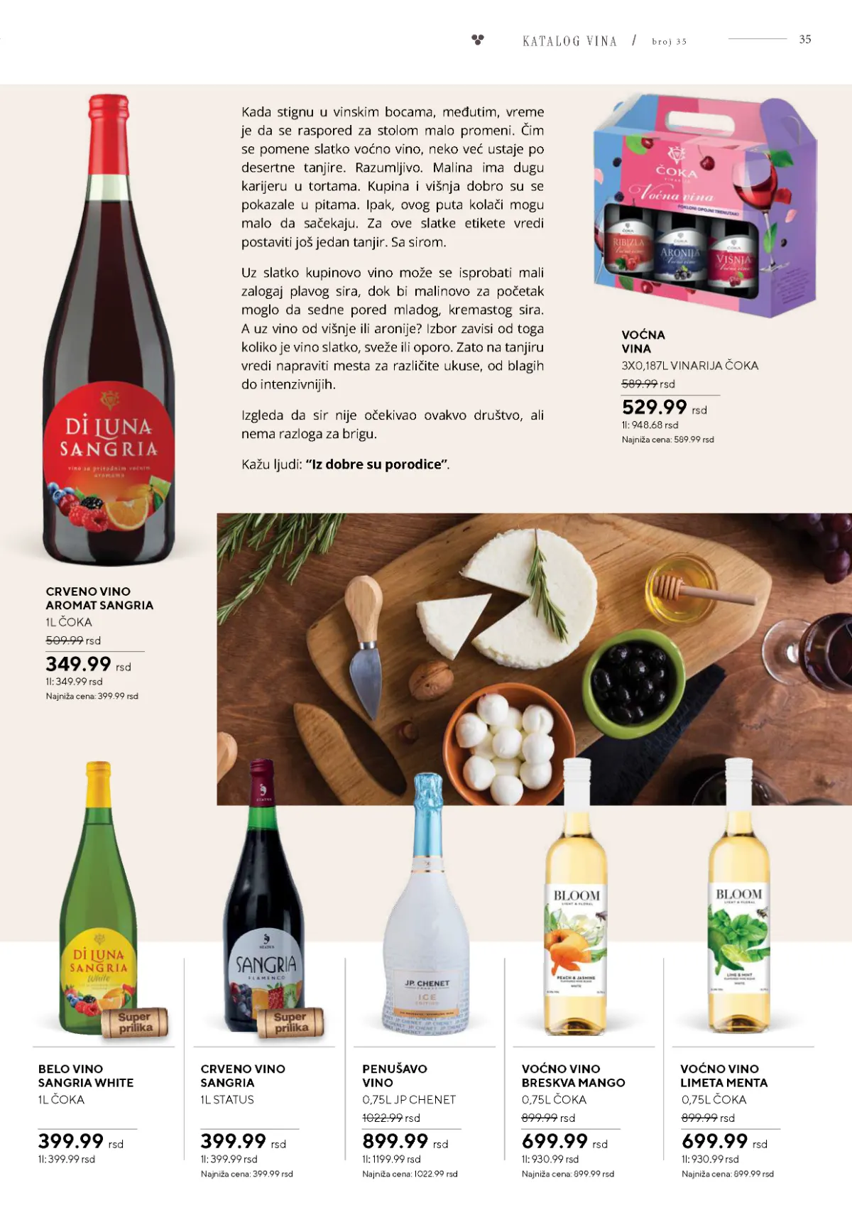 Vinski katalog – strana 35 od 36 Vinski katalog strana 35 – Aromat Sangria Čoka i Sangria White