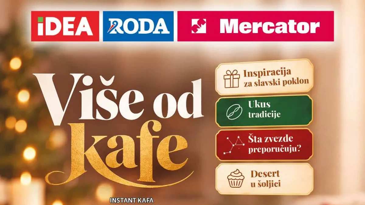 IDEA, Roda i Mercator katalog kafe od 26. oktobra do 22. novembra 2026. – Grand, Nescafé, Jacobs, Doncafé i popusti do 33%