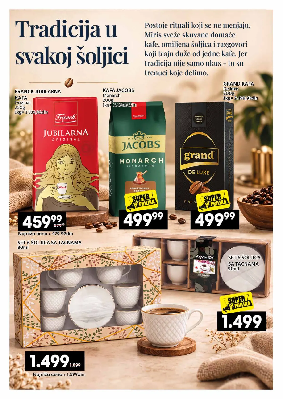 IDEA, Roda i Mercator katalog kafe 26.10–22.11.2026, strana 10 – Franck, Jacobs i Grand