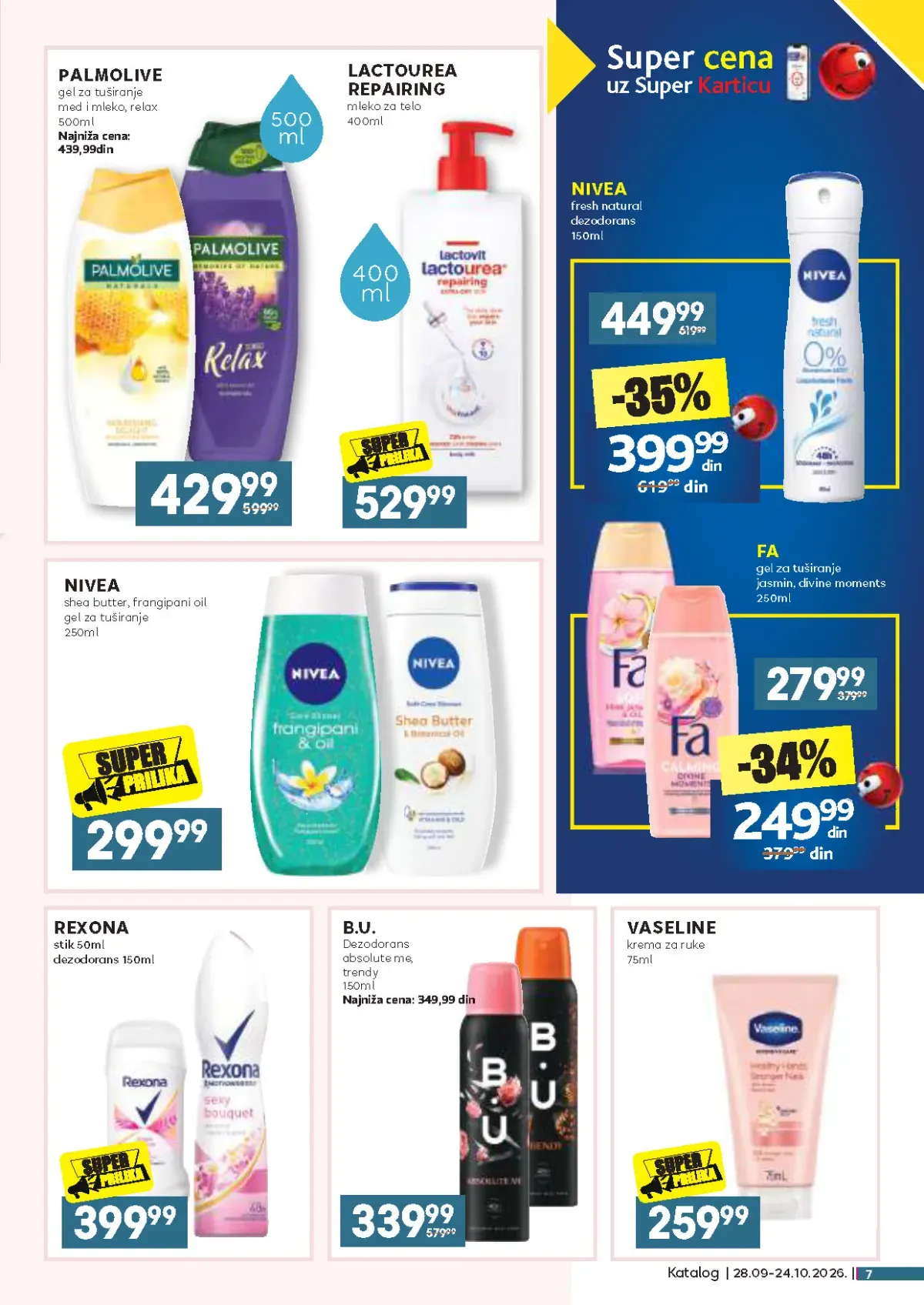 IDEA Roda Mercator katalog strana 7 – Nivea, Palmolive i Rexona