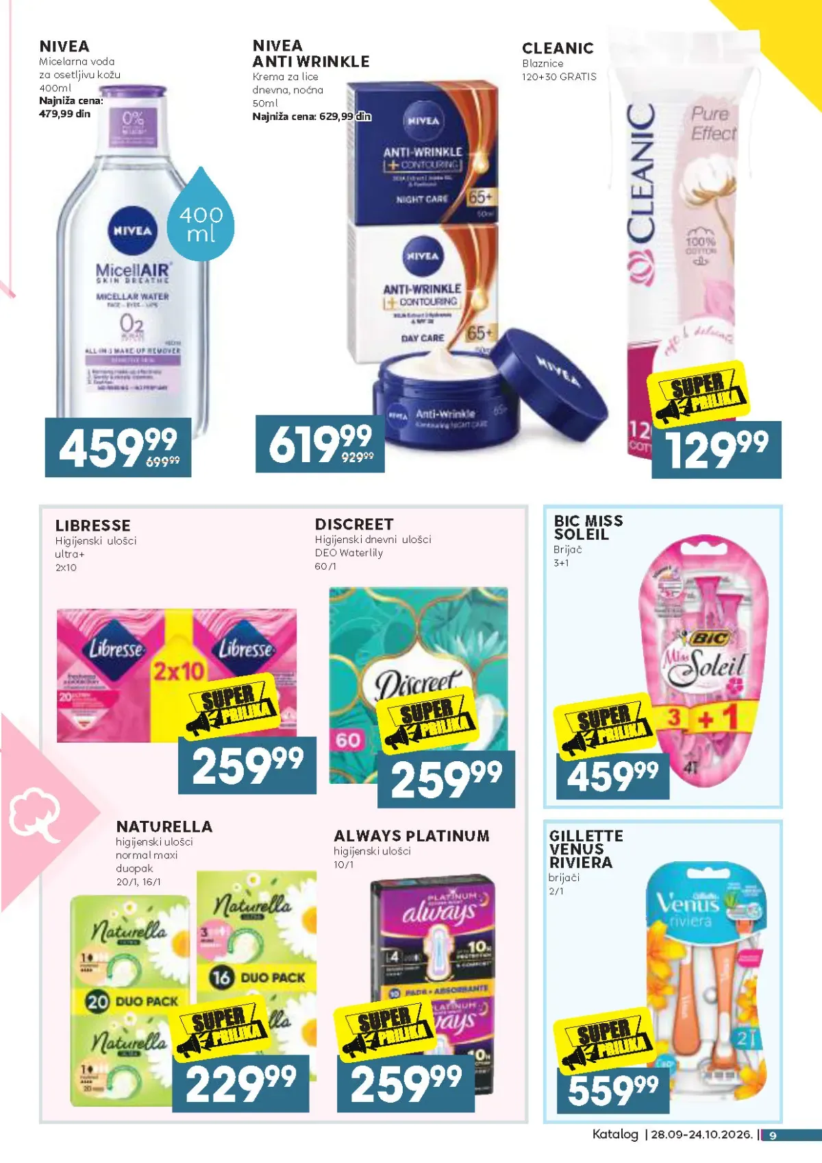 IDEA Roda Mercator katalog strana 9 – Nivea i ženska higijena