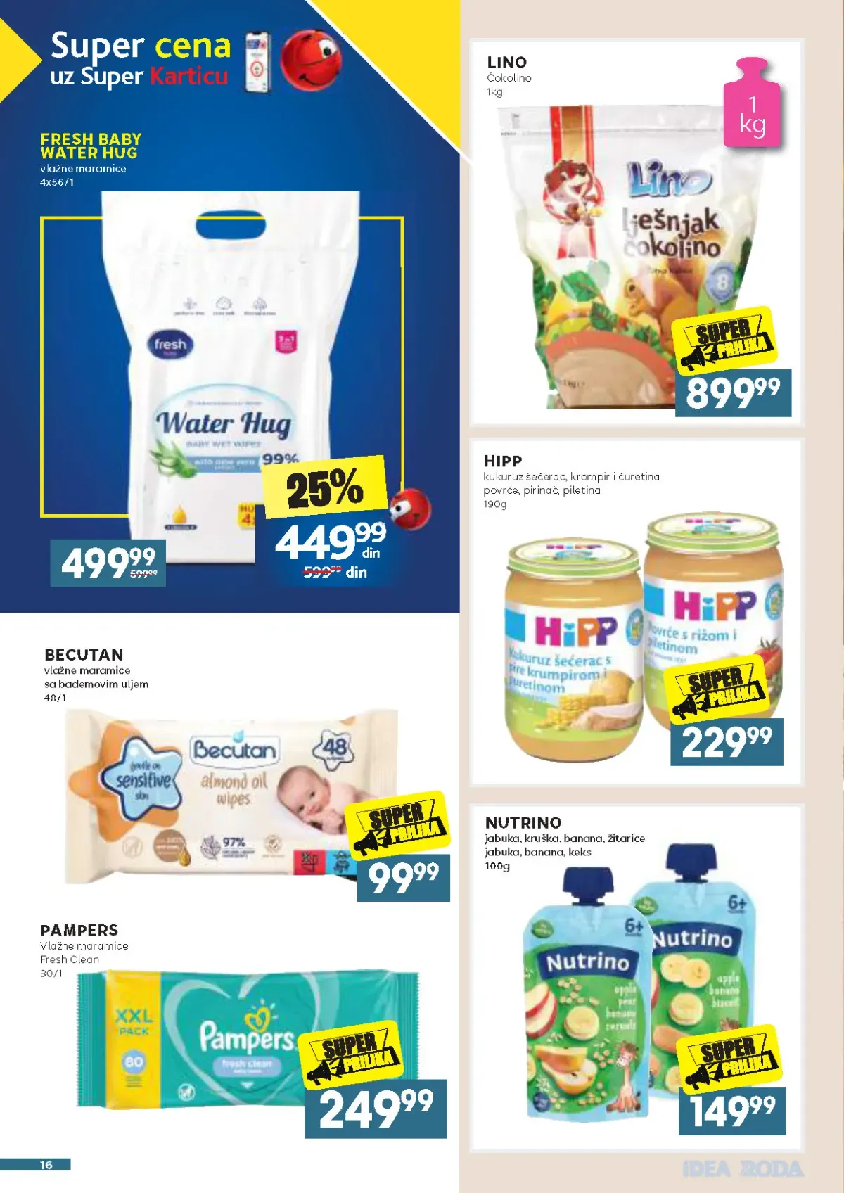 IDEA Roda Mercator katalog strana 16 – Lino, Hipp i Nutrino