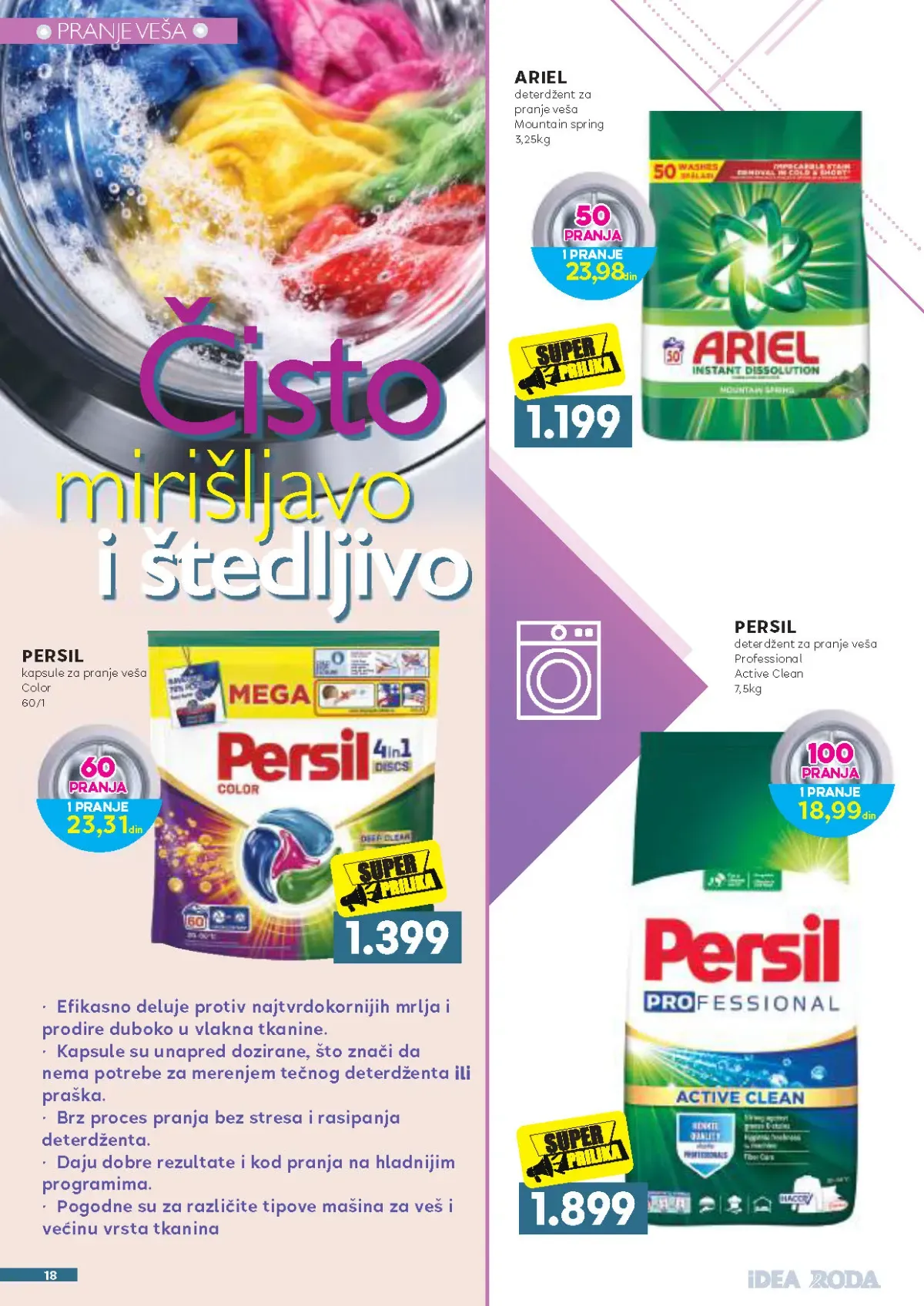 IDEA Roda Mercator katalog strana 18 – Persil i Ariel