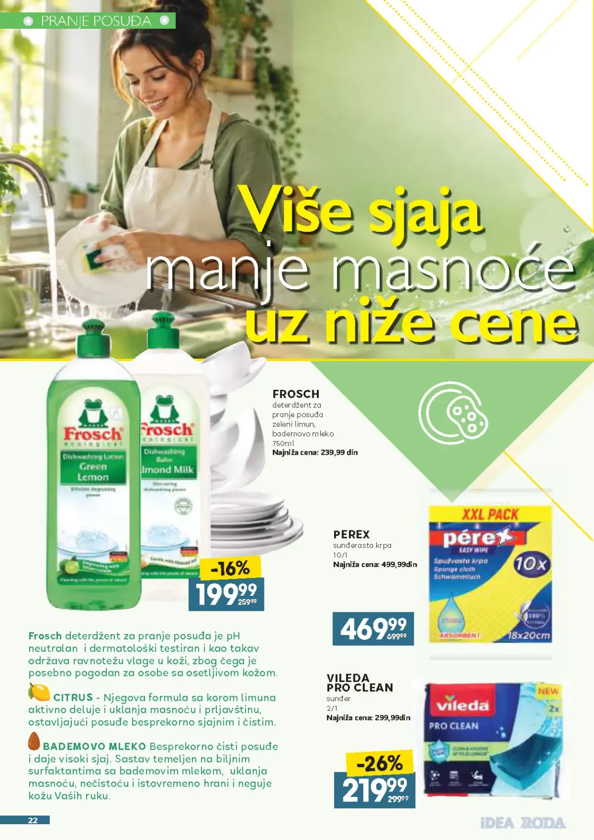 IDEA Roda Mercator katalog strana 22 – Frosch i Vileda