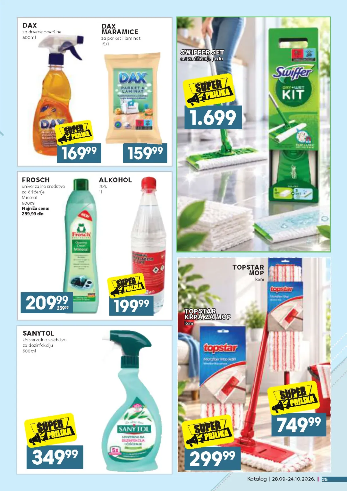 IDEA Roda Mercator katalog strana 25 – Swiffer, Frosch i Sanytol