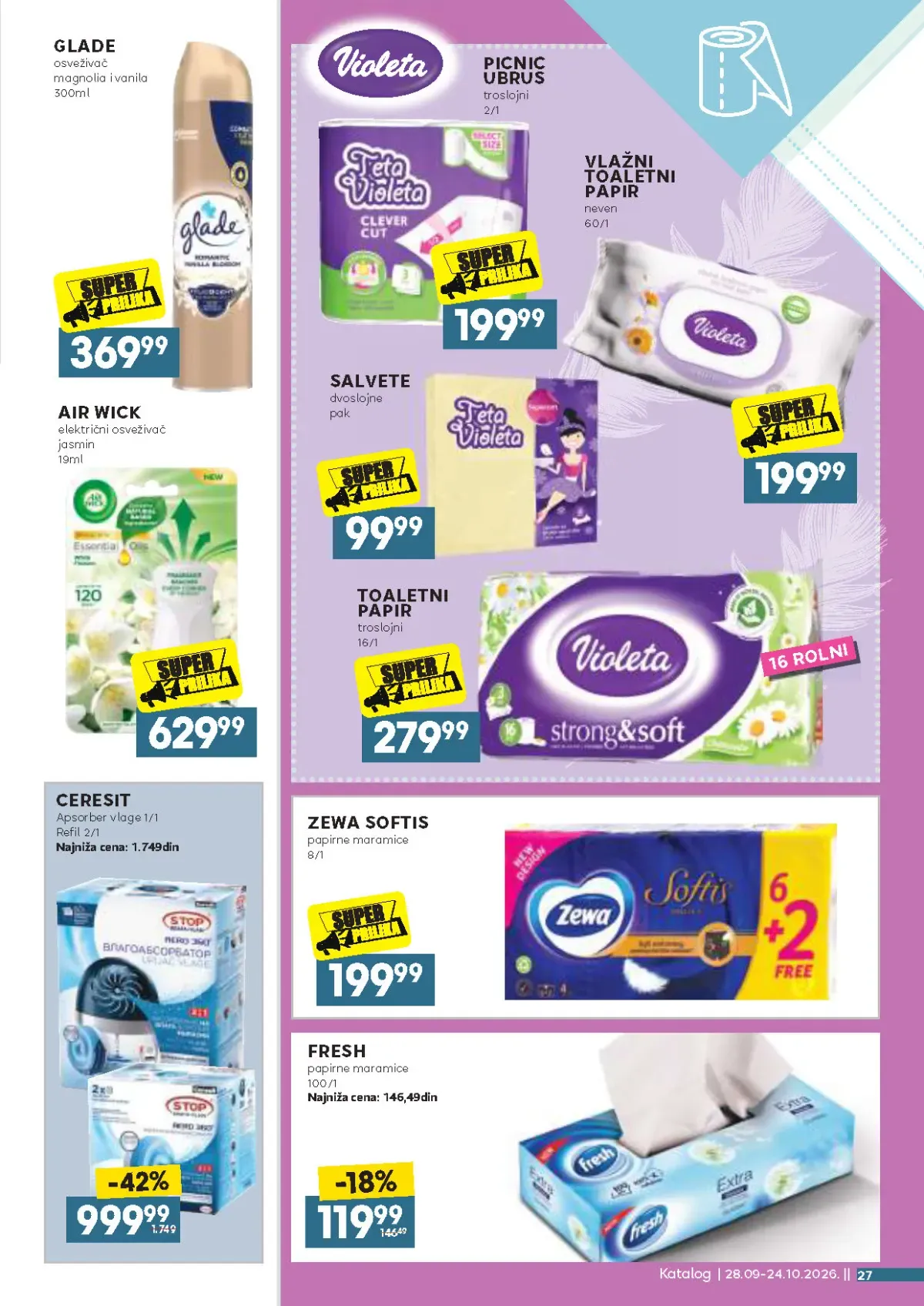 IDEA Roda Mercator katalog strana 27 – papirna galanterija i osveživači