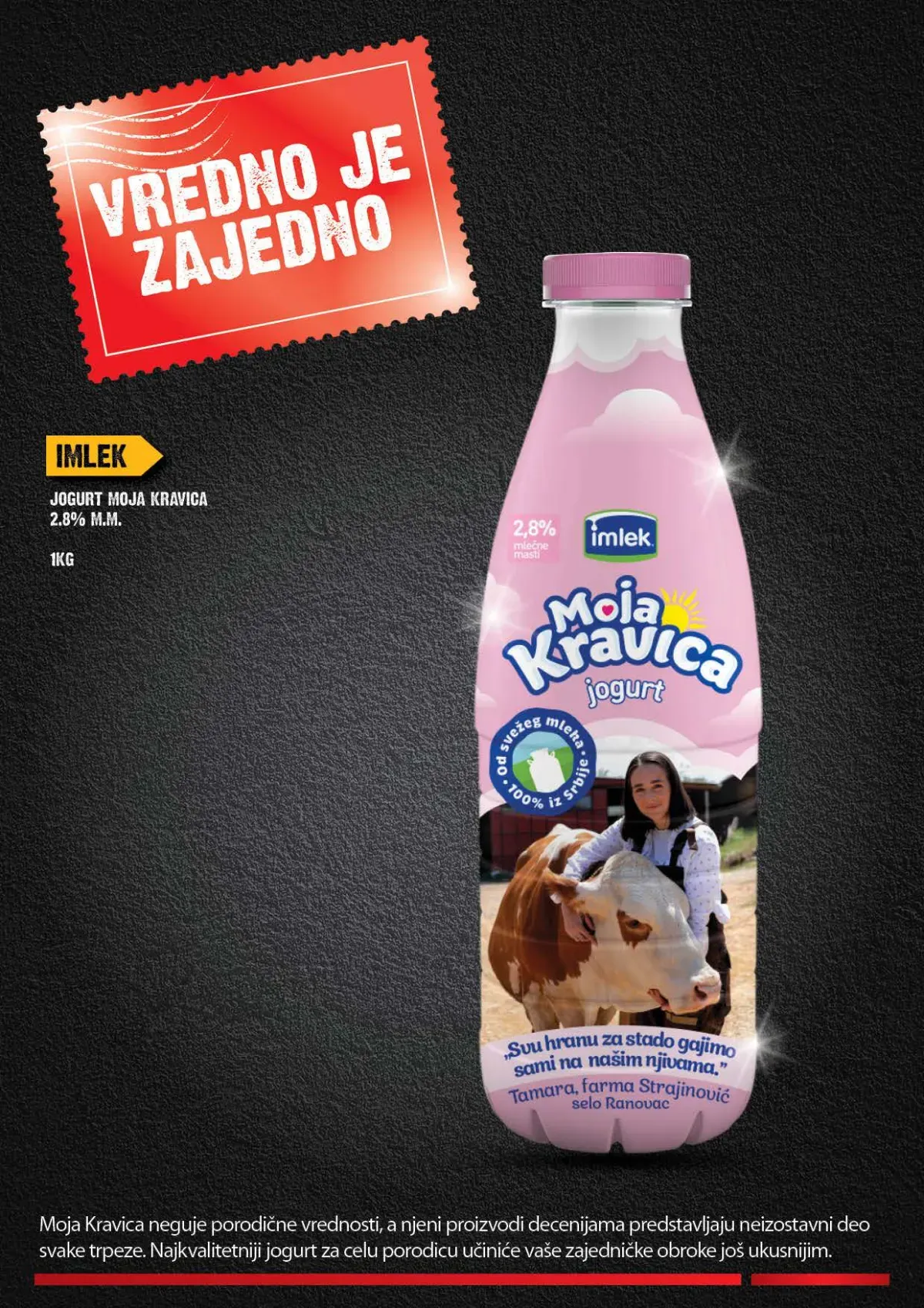 IDEA Roda Mercator Vredno je zajedno – Imlek Moja Kravica jogurt