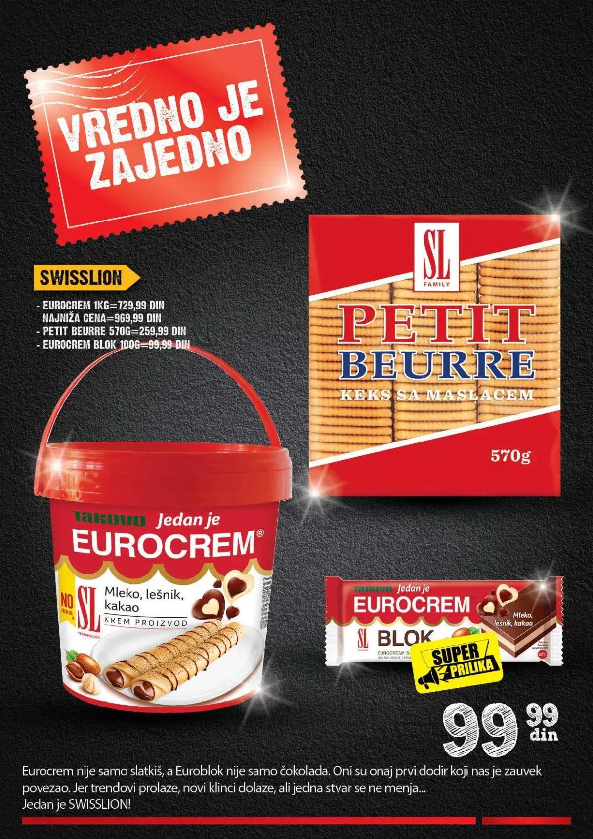 Swisslion Eurocrem i Petit Beurre