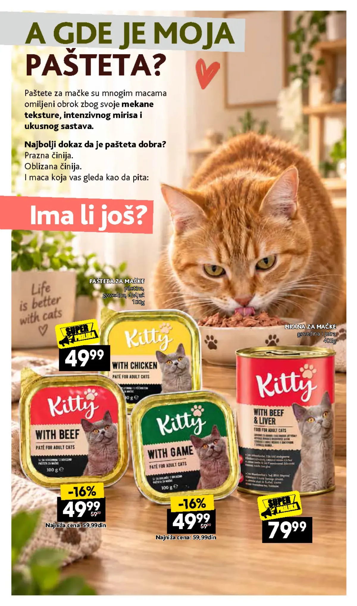 IDEA, Roda i Mercator katalog – Kitty paštete za mačke, strana 10