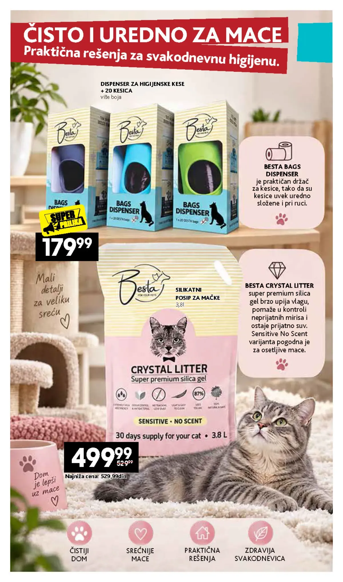 IDEA, Roda i Mercator katalog – posip i higijena za mačke, strana 34