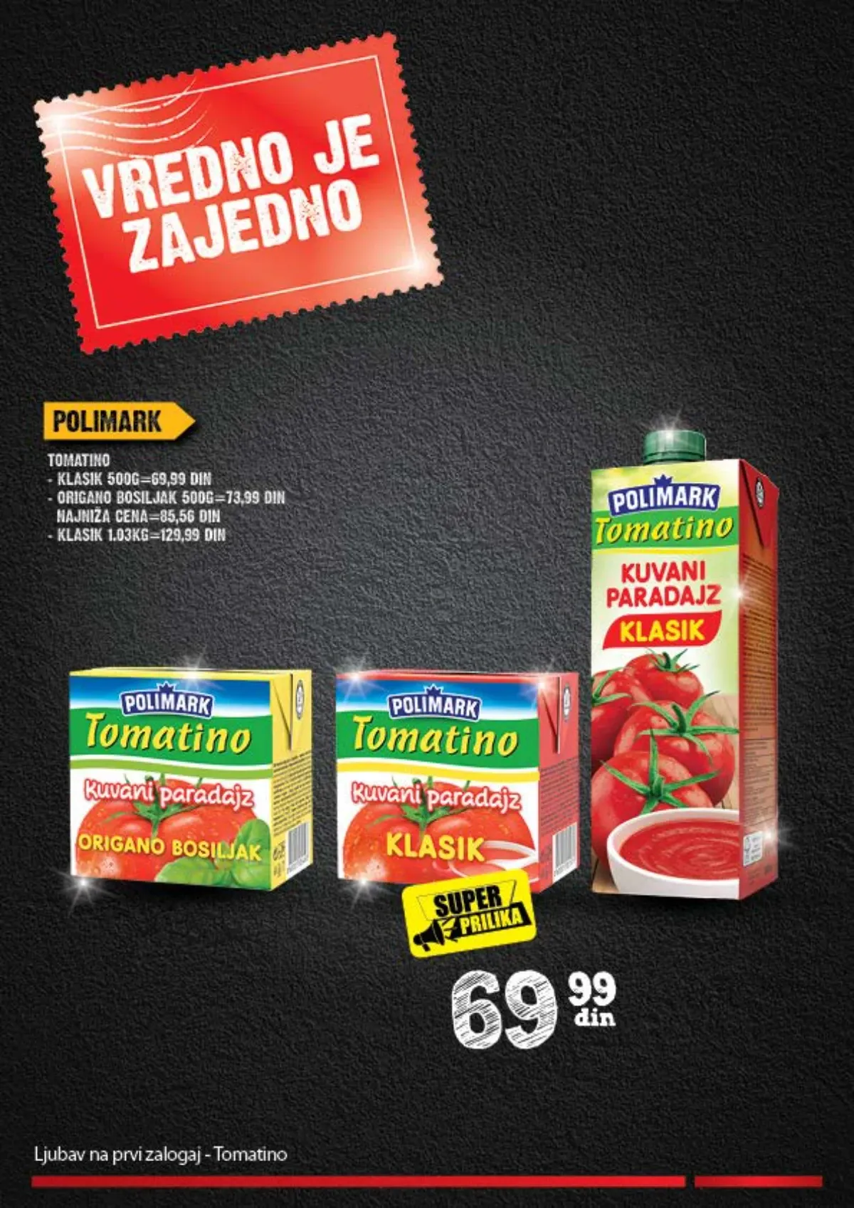 Polimark Tomatino kuvani paradajz u SUPER prilici
