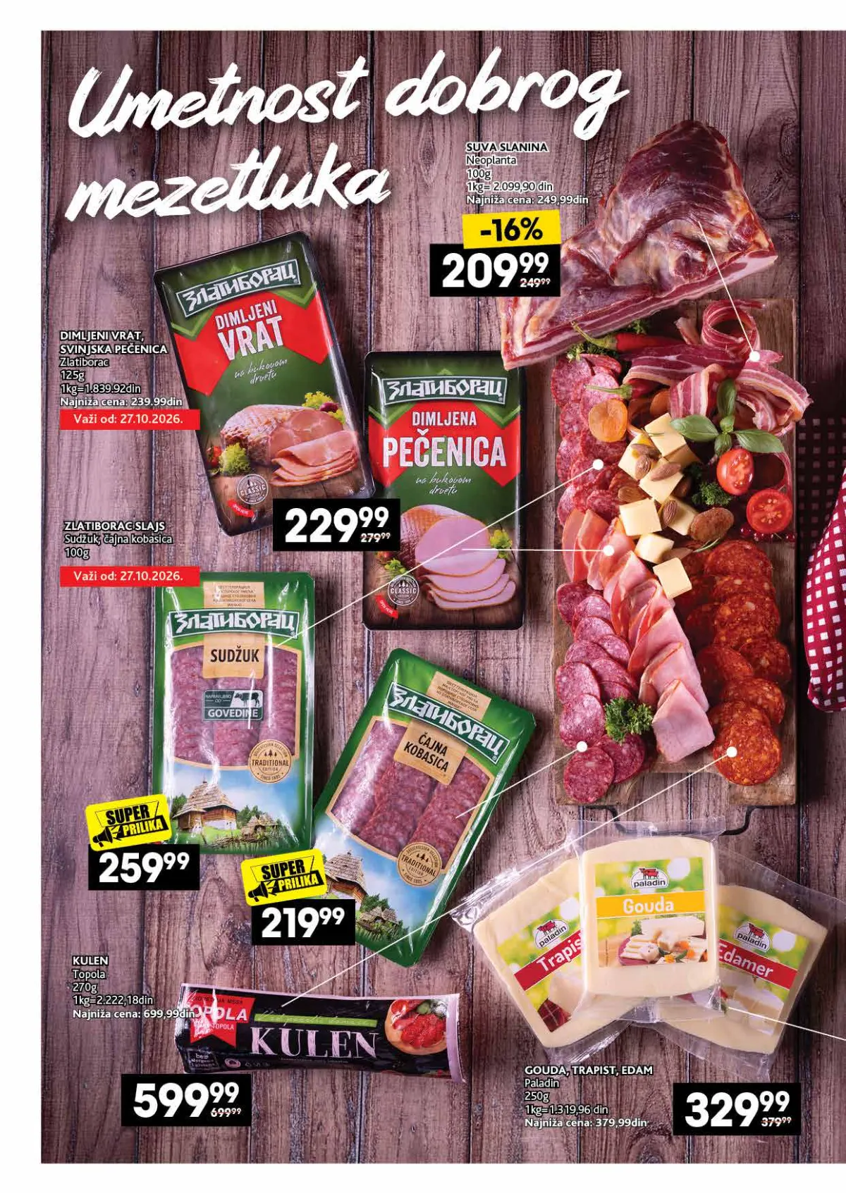 IDEA, Roda i Mercator katalog 26.10–22.11.2026, strana 2 – Umetnost dobrog mezetluka