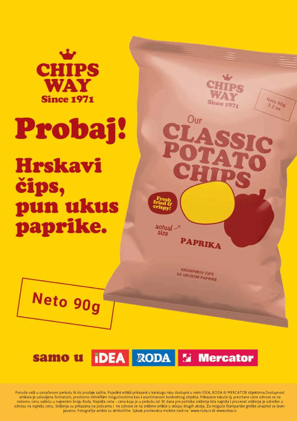 Uslovi ponude IDEA, RODA i Mercator specijala piva, dostupnost artikala i objašnjenje najniže cene