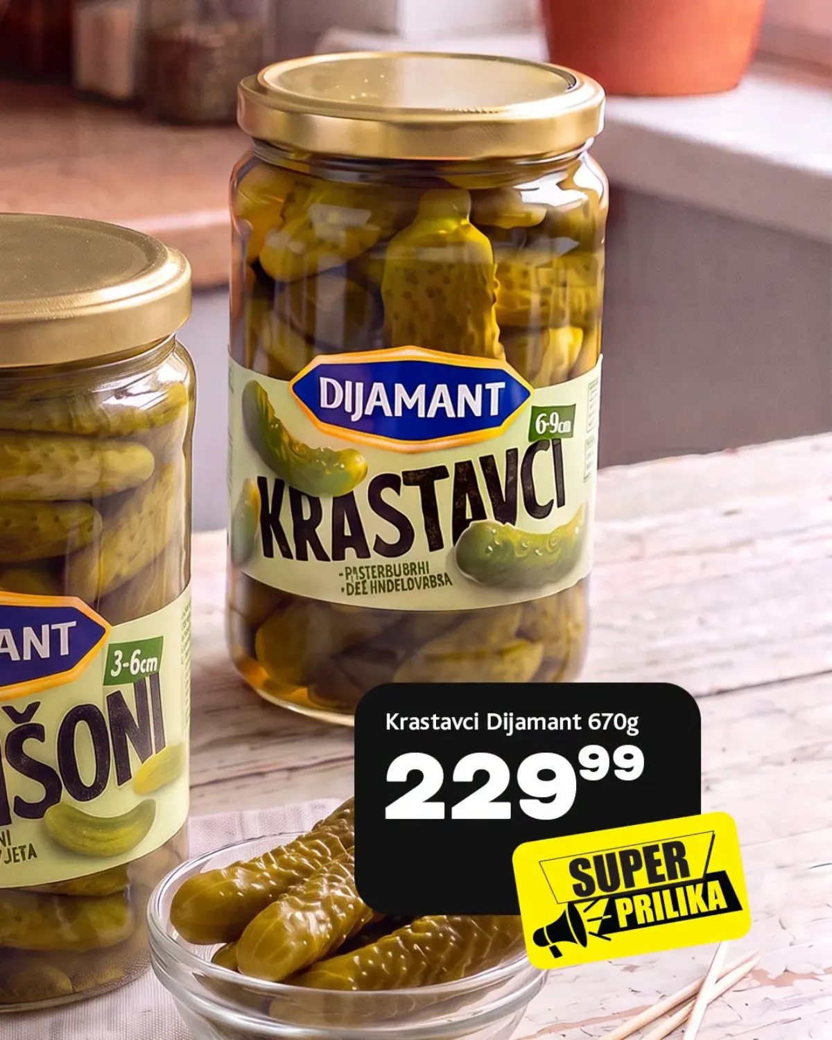 Dijamant krastavci 670 g po akcijskoj ceni od 229,99 dinara