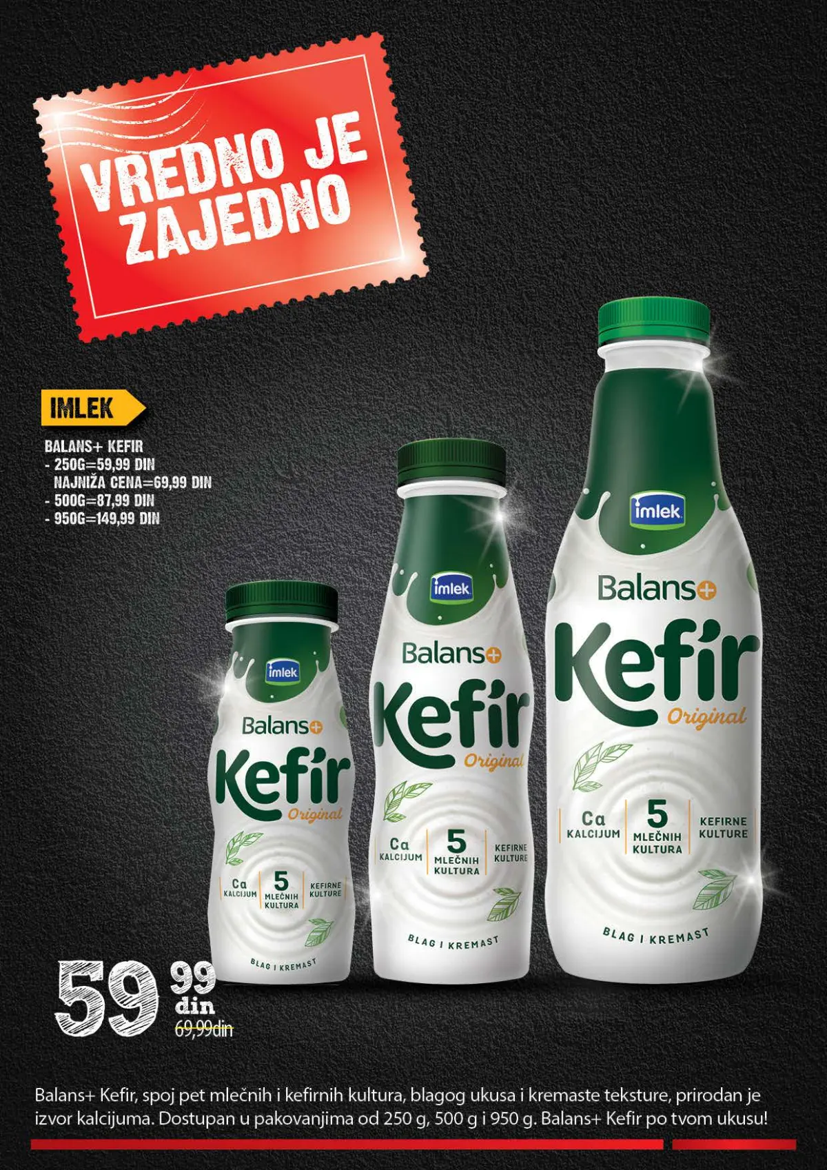 IDEA, Roda i Mercator Vredno je zajedno 26.10–22.11.2026. – strana 2 od 44: Imlek Balans+ kefir