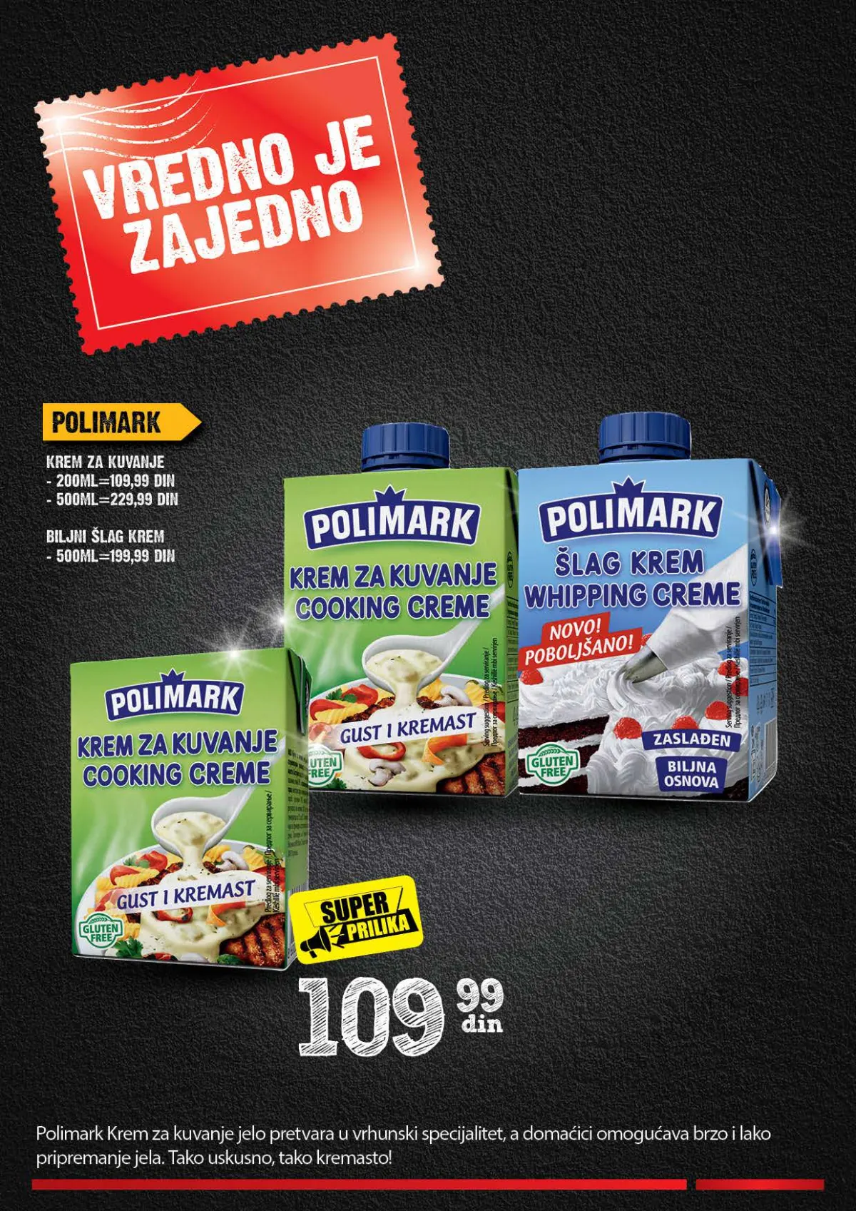 IDEA, Roda i Mercator Vredno je zajedno 26.10–22.11.2026. – strana 6 od 44: Polimark krem za kuvanje