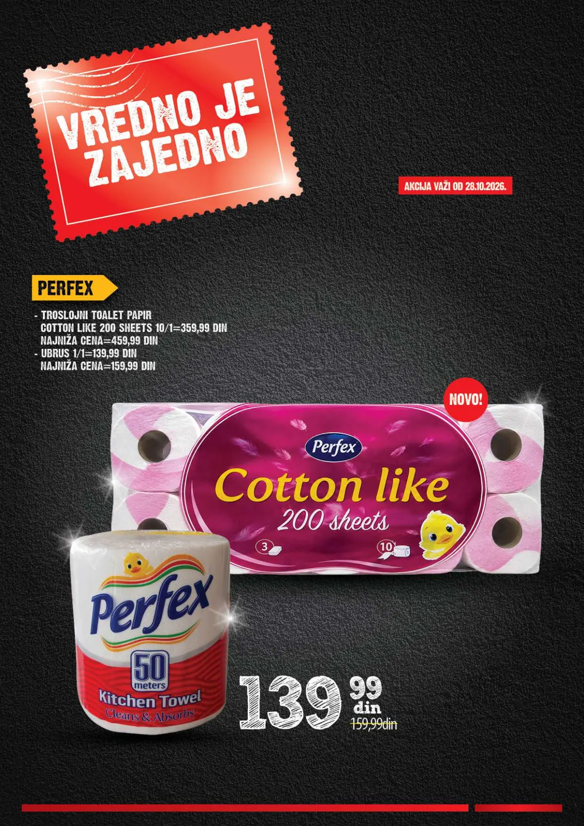 IDEA, Roda i Mercator Vredno je zajedno 26.10–22.11.2026. – strana 36 od 44: Perfex papirna galanterija