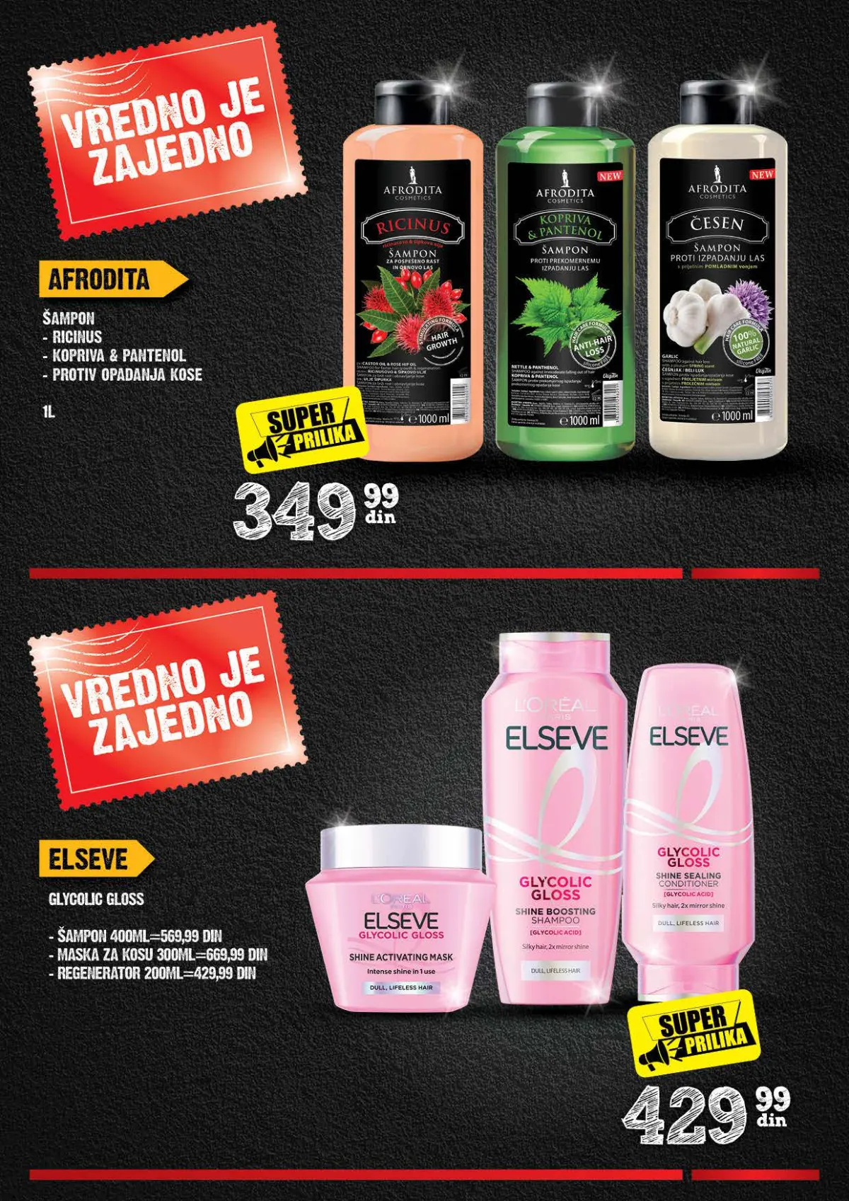 IDEA, Roda i Mercator Vredno je zajedno 26.10–22.11.2026. – strana 41 od 44: Afrodita i Elseve nega kose