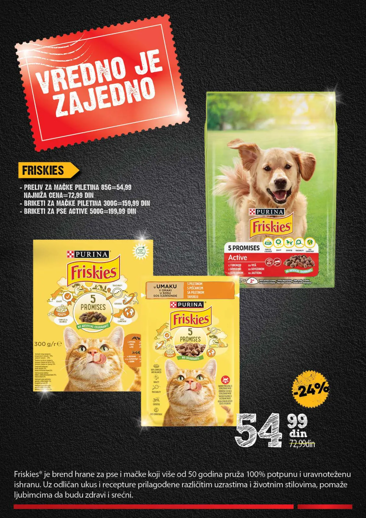 IDEA, Roda i Mercator Vredno je zajedno 26.10–22.11.2026. – strana 43 od 44: Friskies hrana za kućne ljubimce
