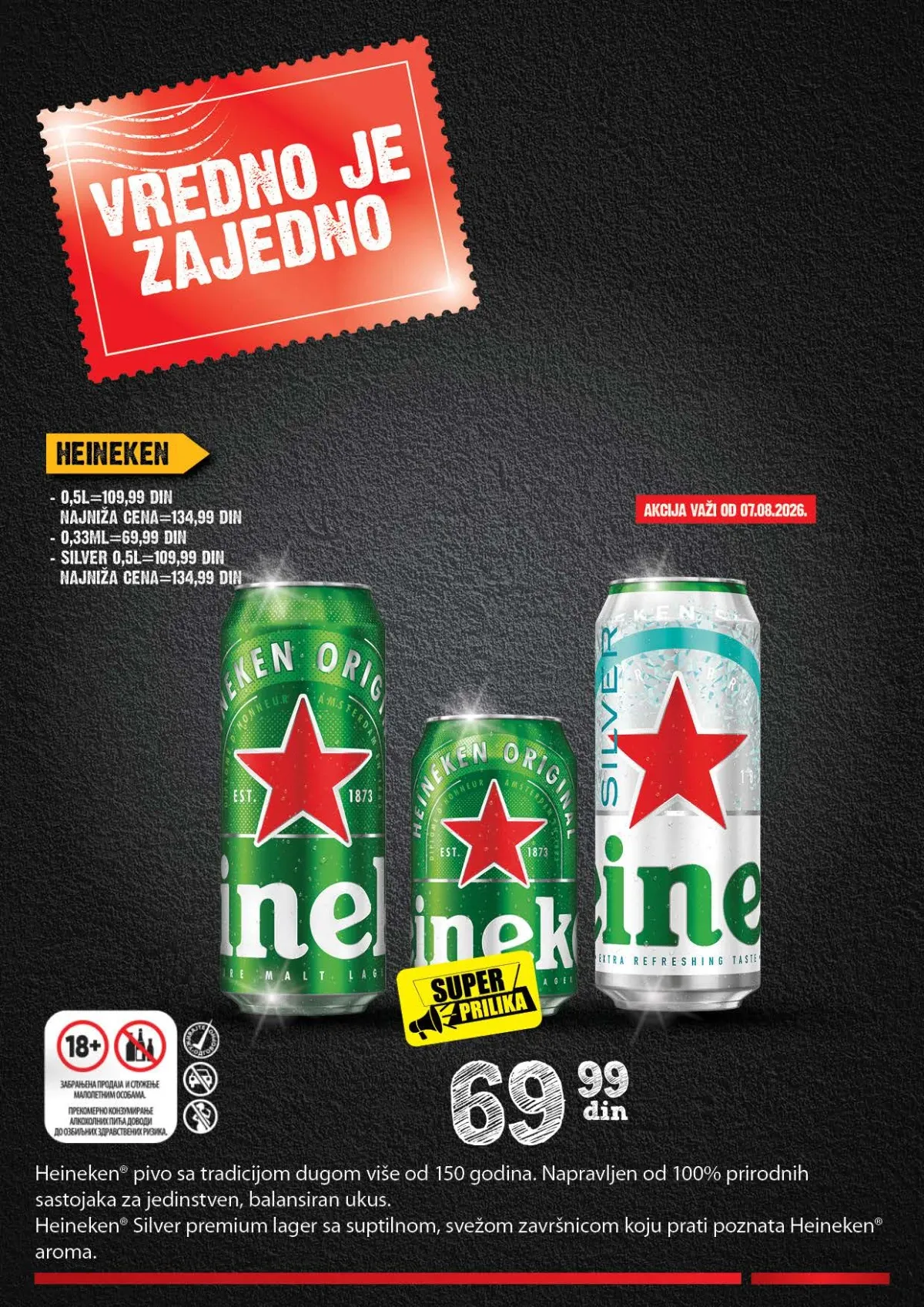 IDEA, Roda i Mercator Vredno je zajedno – Heineken ponuda