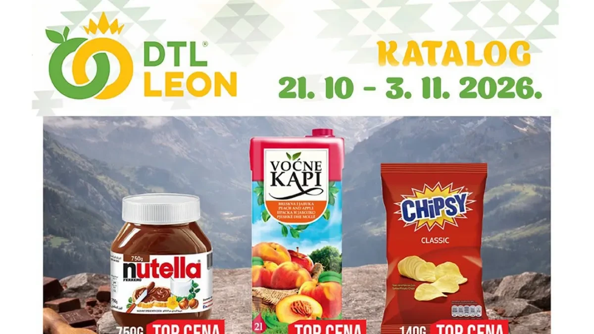 DTL Leon katalog od 21.10. do 3.11.2026. sa novim akcijama, sniženjima i TOP cenama