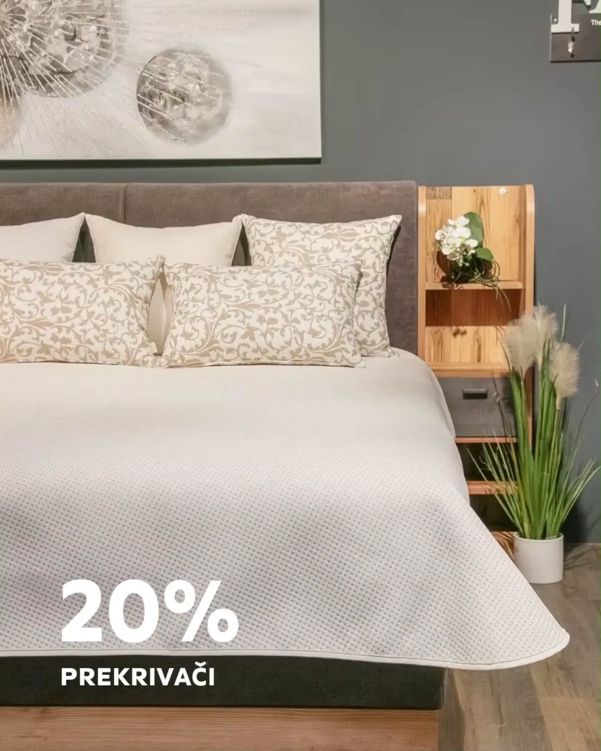 Lesnina XXXL prekrivači sniženi 20% do 30.09.2026.