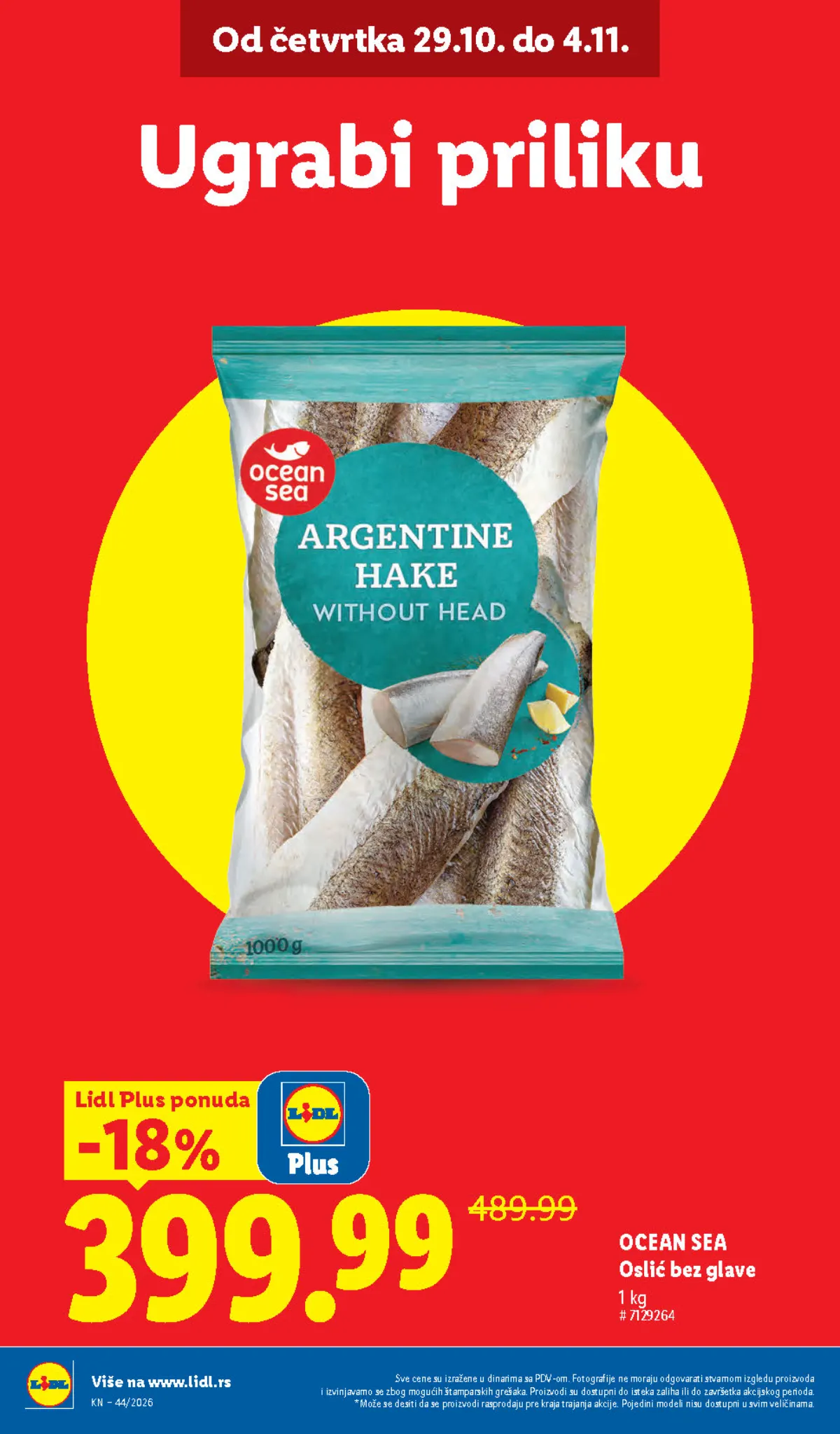 Lidl katalog – strana 6: OCEAN SEA oslić bez glave