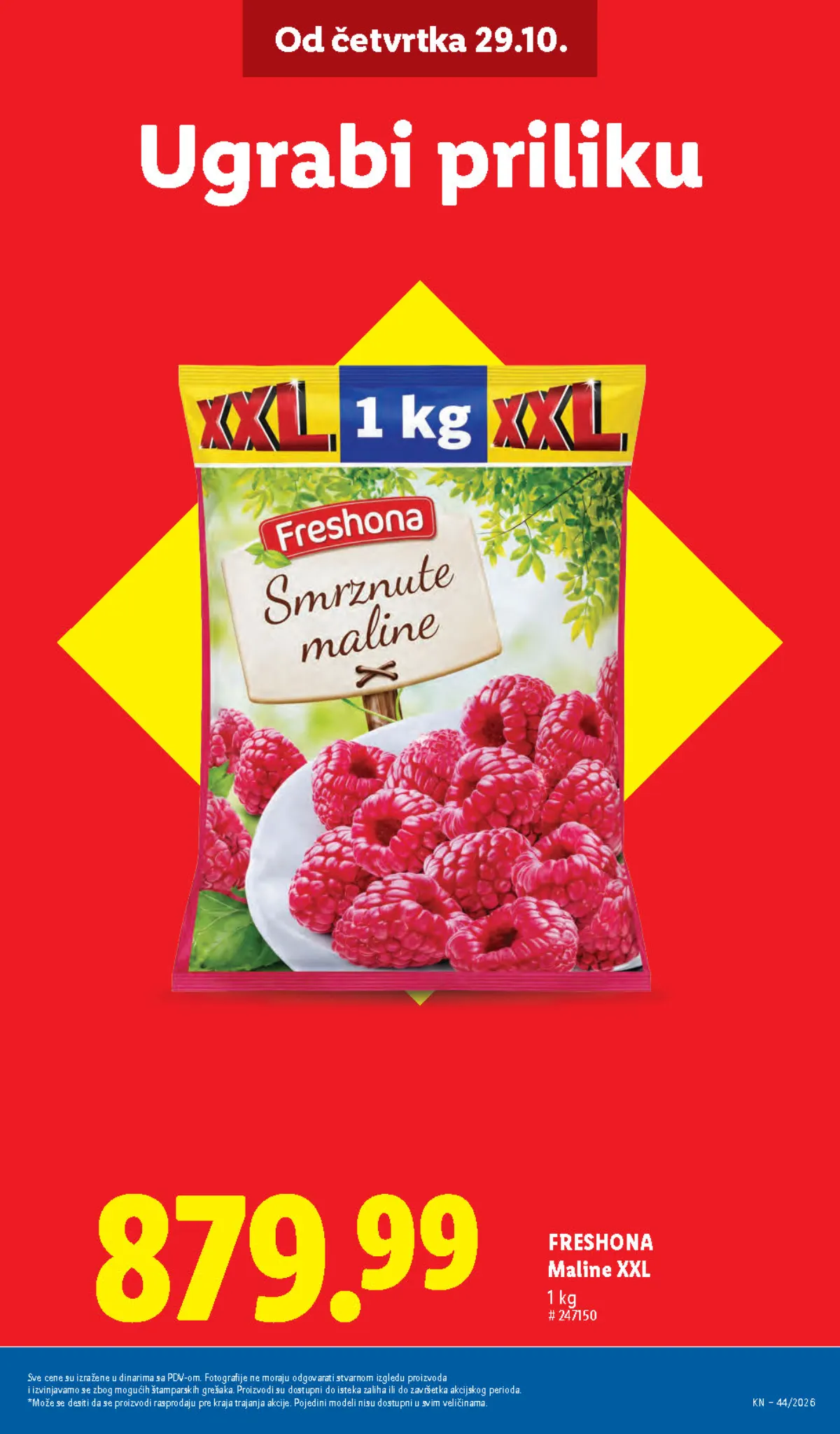 Lidl katalog – strana 7: FRESHONA maline XXL