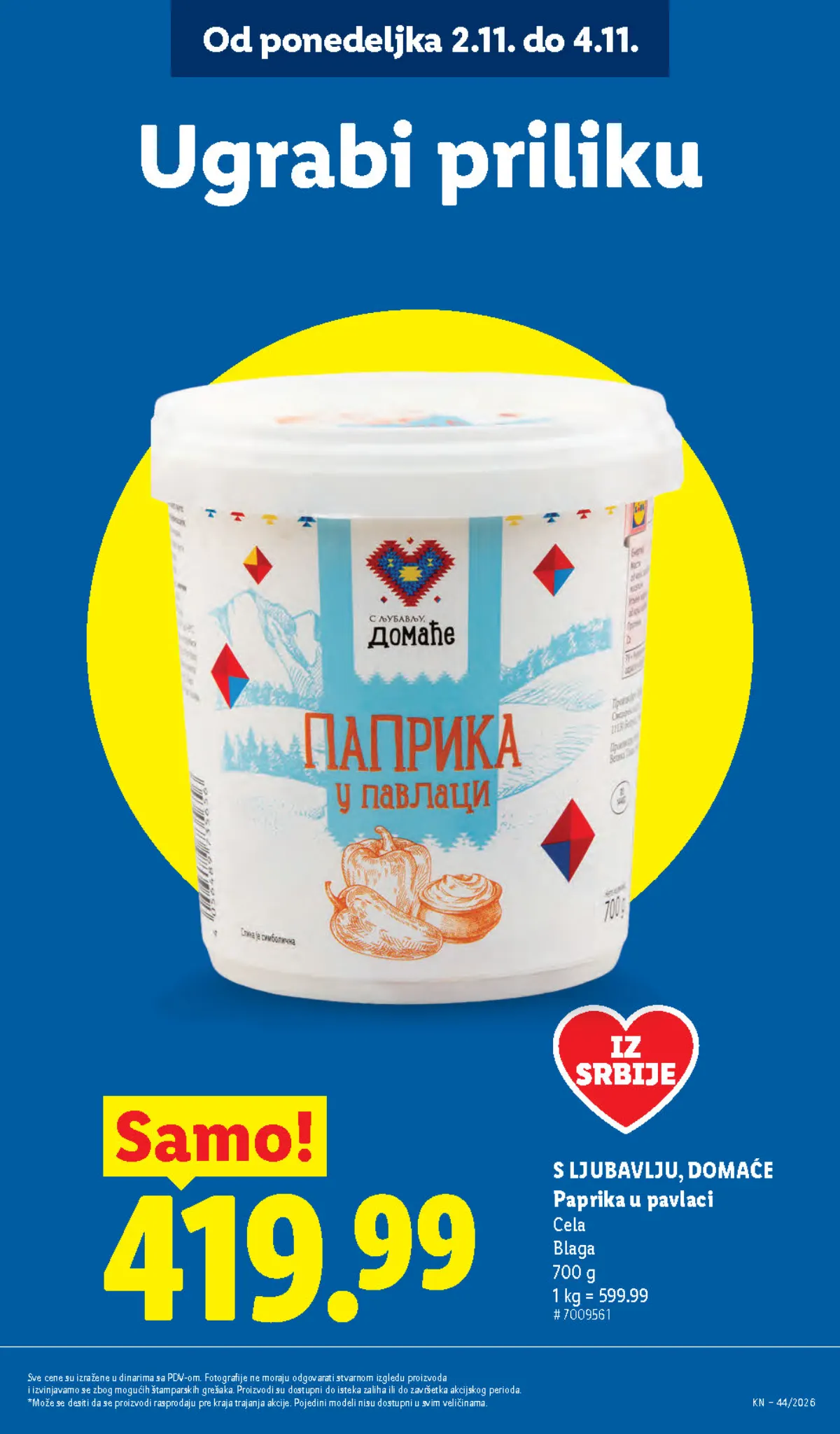 Lidl katalog – strana 17: S ljubavlju, domaće paprika u pavlaci