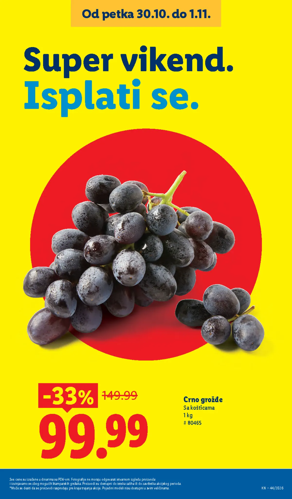 Lidl katalog – strana 21: crno grožđe u Super vikend ponudi