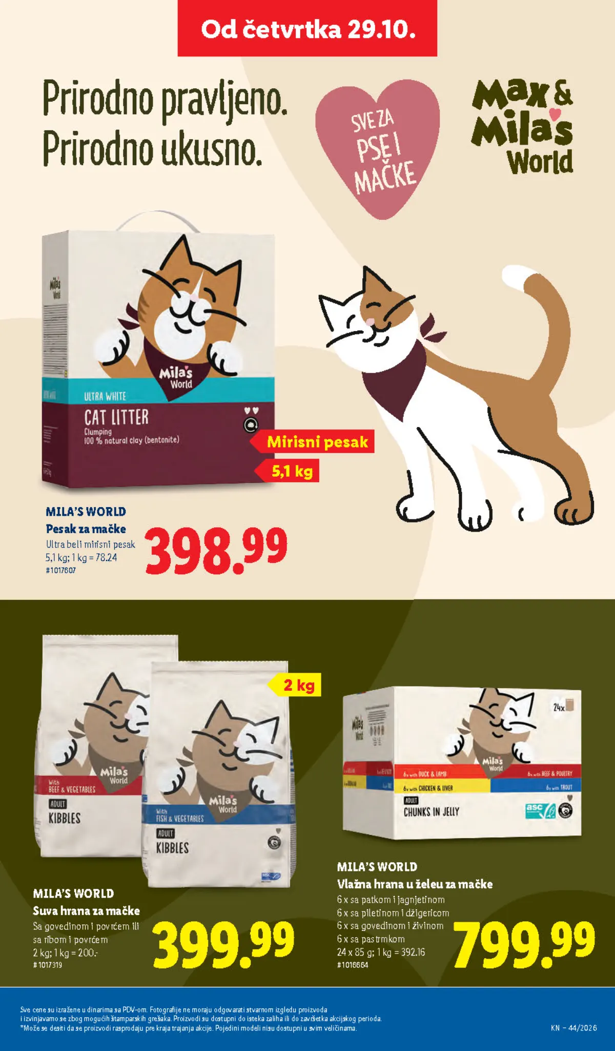 Lidl katalog – strana 37: hrana za pse i mačke