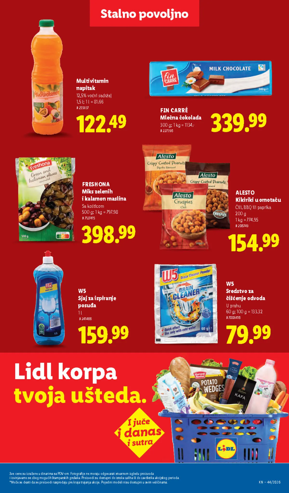 Lidl katalog – strana 41: Lidl korpa sa grickalicama i maslinama