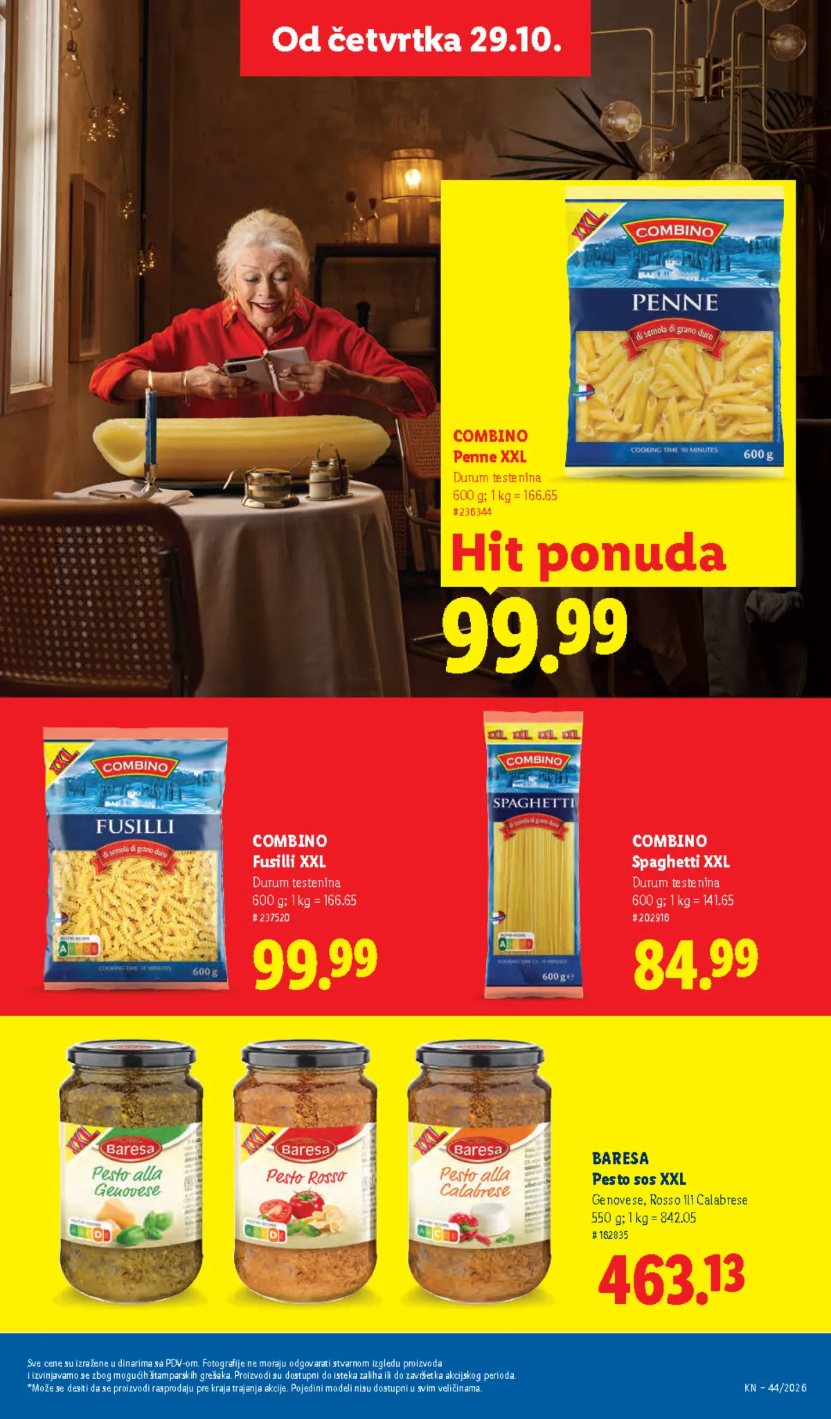 Lidl katalog – strana 63: XXL pesto sos i testenina
