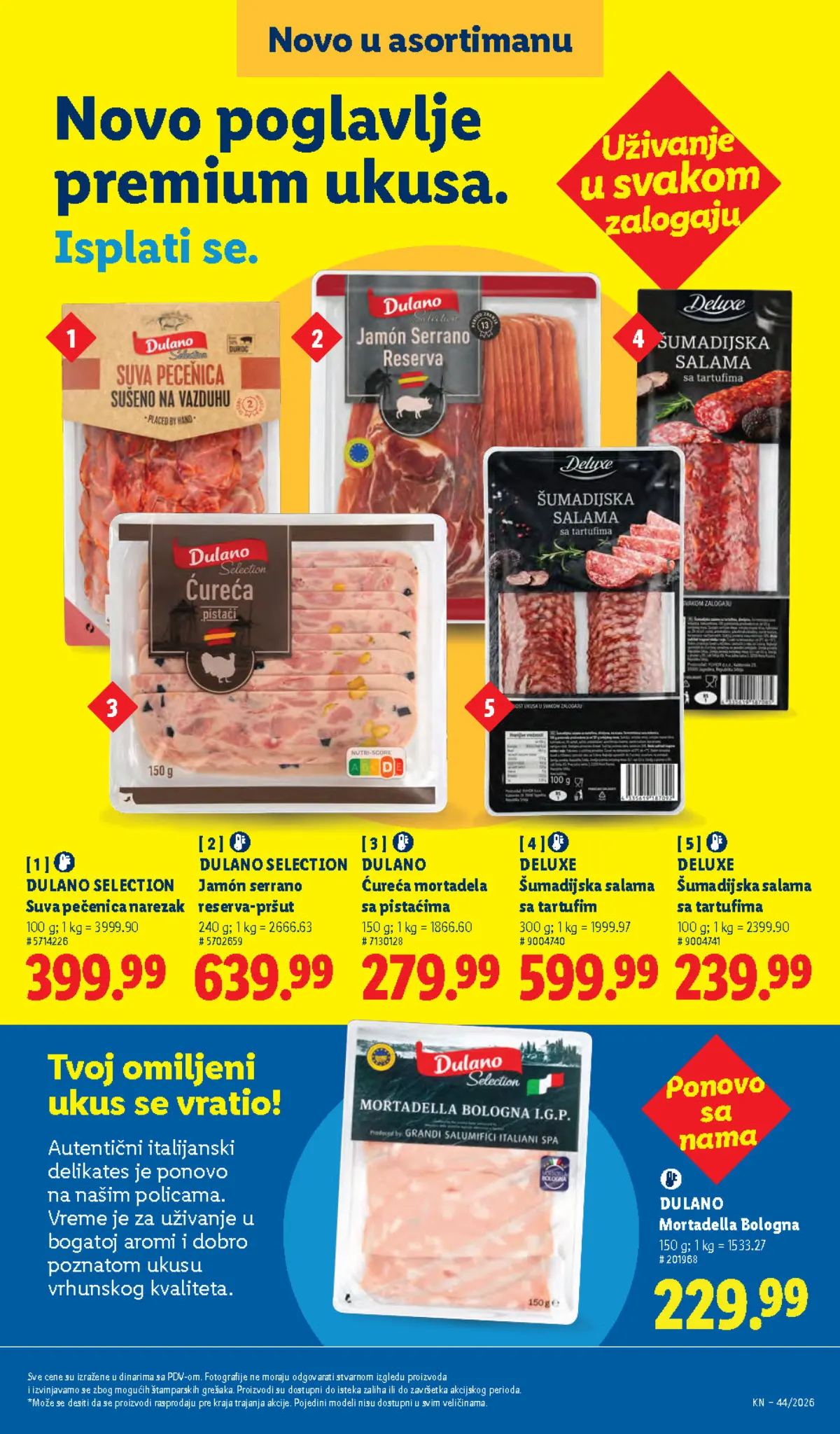 Lidl katalog – strana 77: DULANO Mortadella Bologna